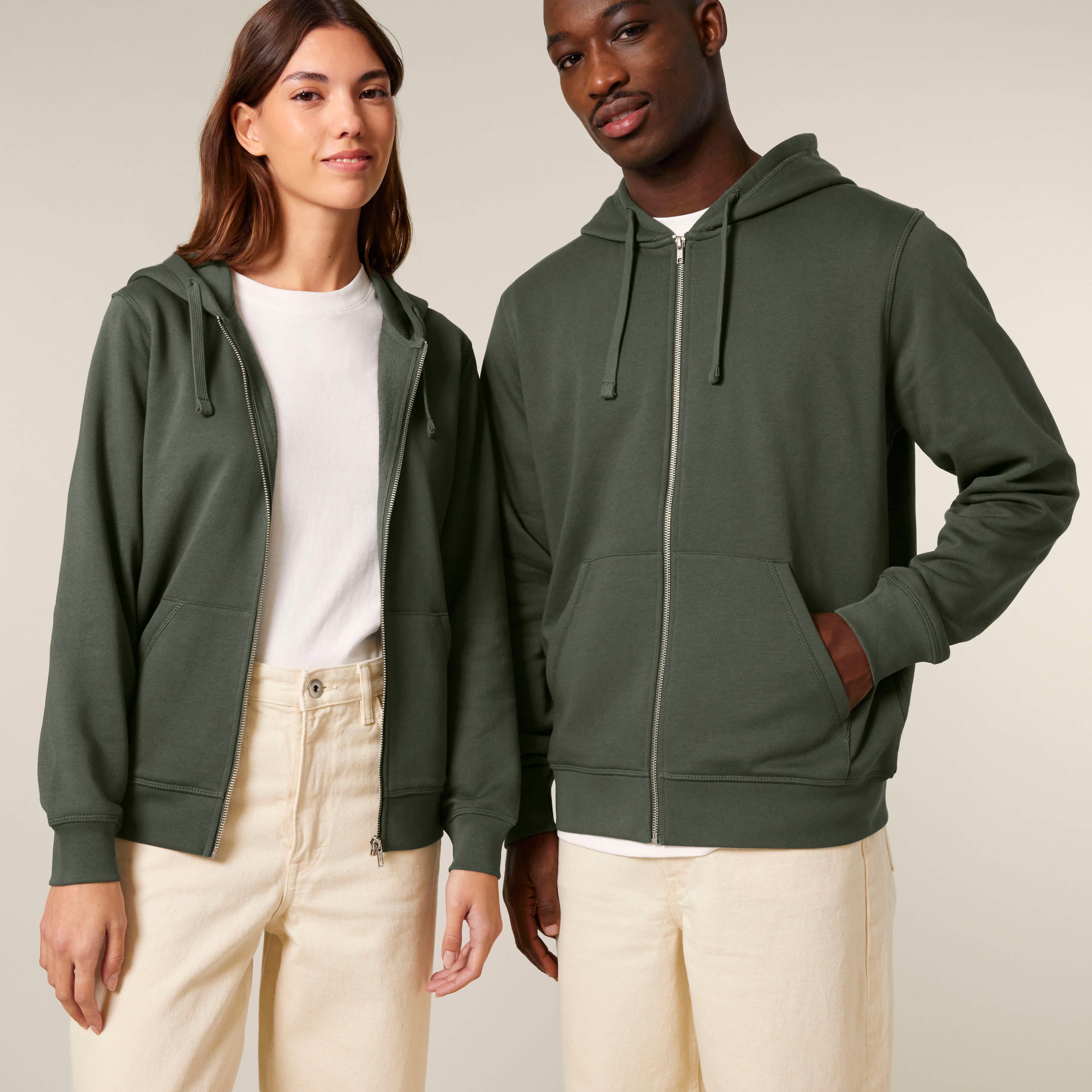 Organic Zip-Up Hoodies