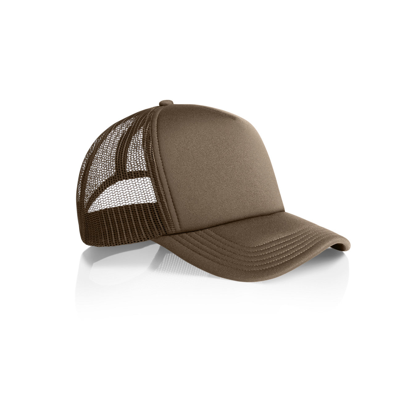 Frame Foam Trucker Cap 1161 Walnut - Side