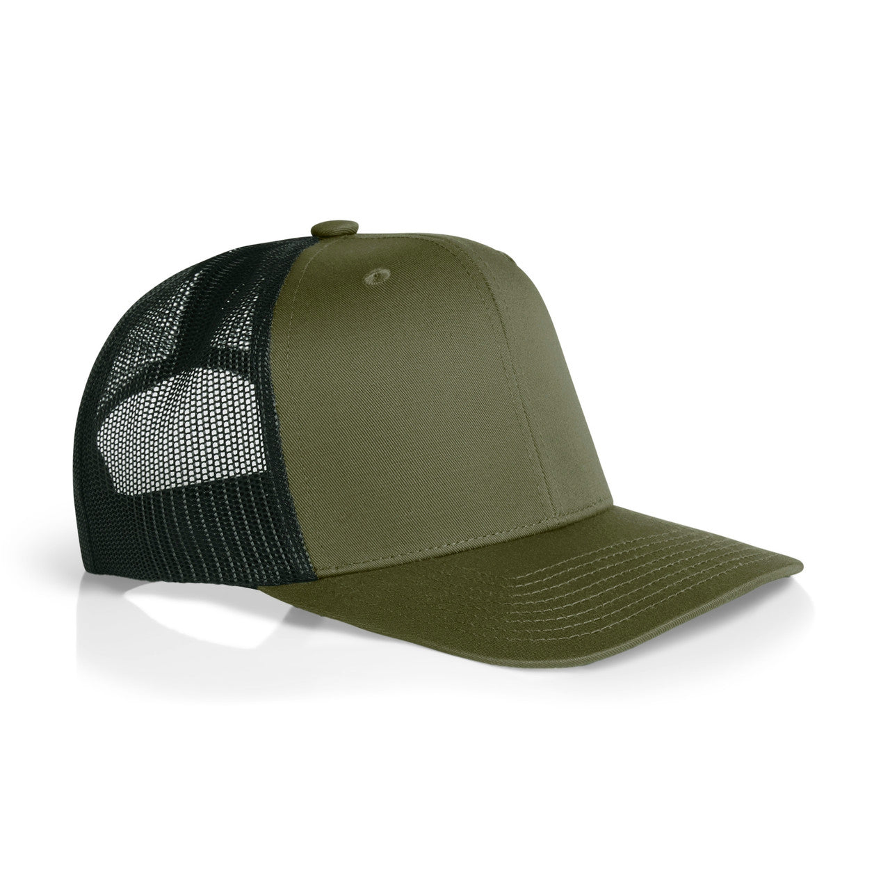 Mesh Contrast Trucker Cap 1191 Army_black - Side