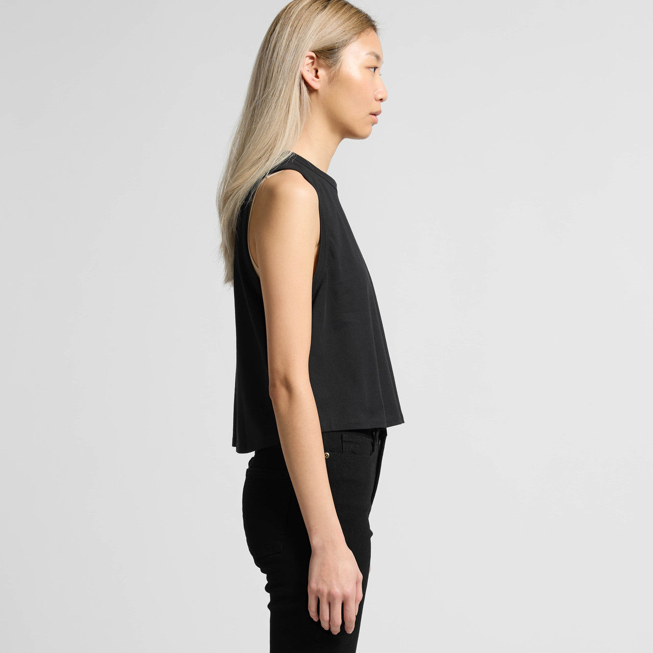 Women's Martina Crop Tank 4091 Side