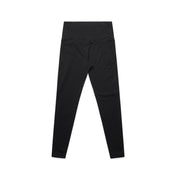 Women's Active Leggings 4630 Black - Back