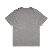 Stone Wash Heavy Tee 5085 Grey Stone - Back