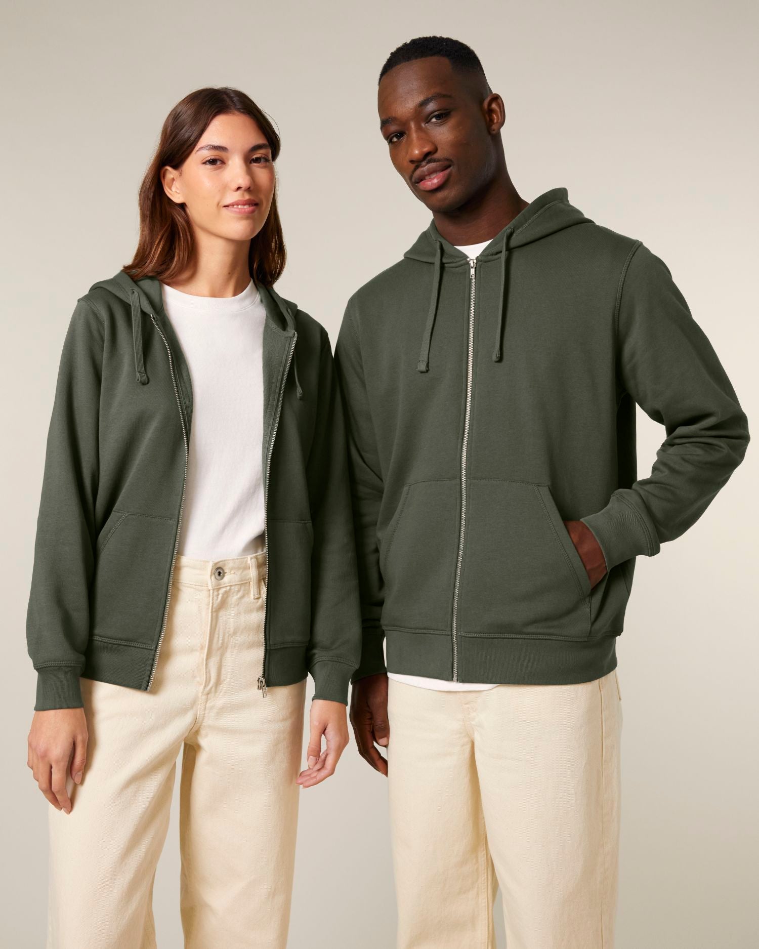Midweight Organic Zip-Up Hoodie | Mixer SASU011