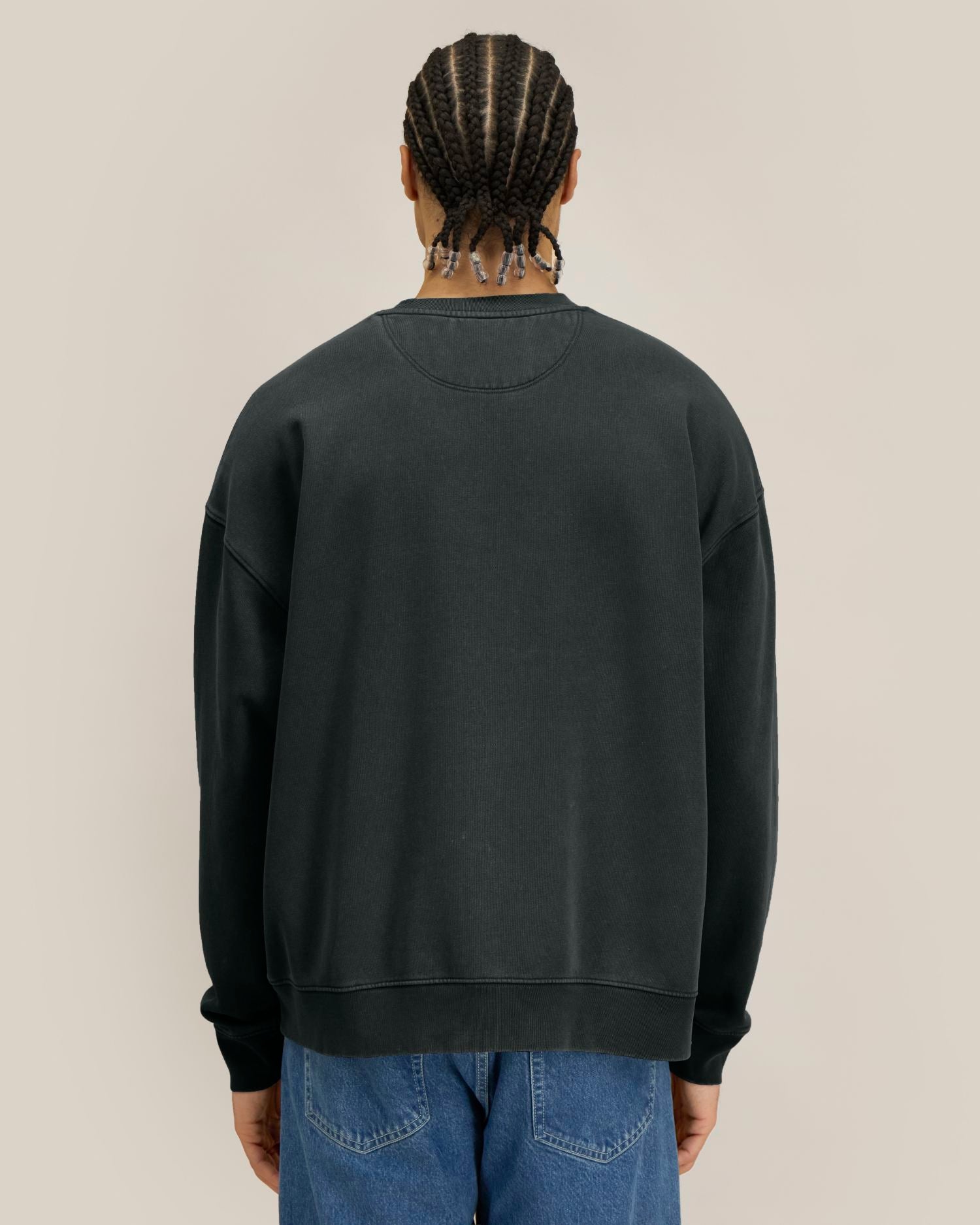 Garment-Dyed Crewneck Sweatshirt | Easer Vintage SASU043