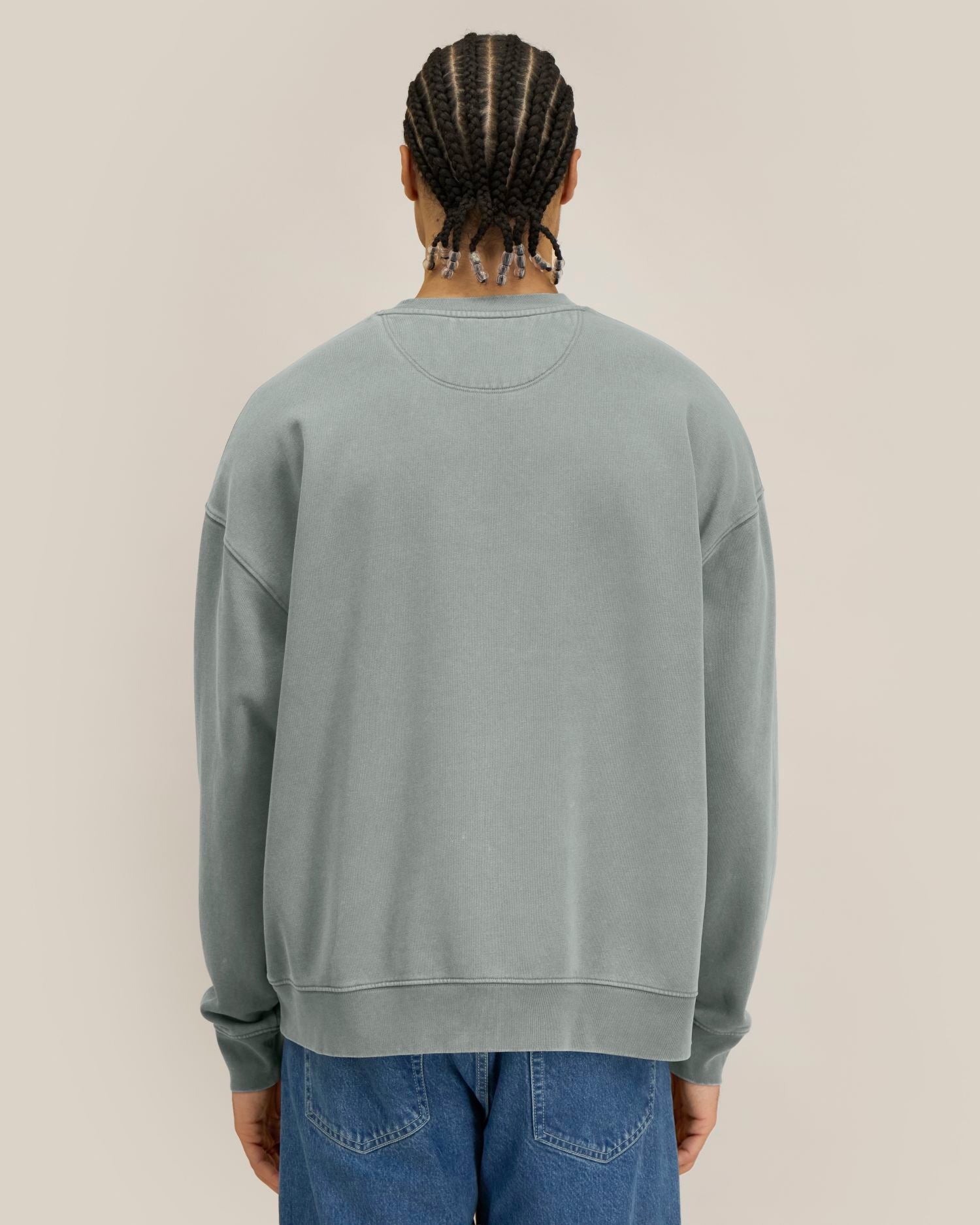 Garment-Dyed Crewneck Sweatshirt | Easer Vintage SASU043