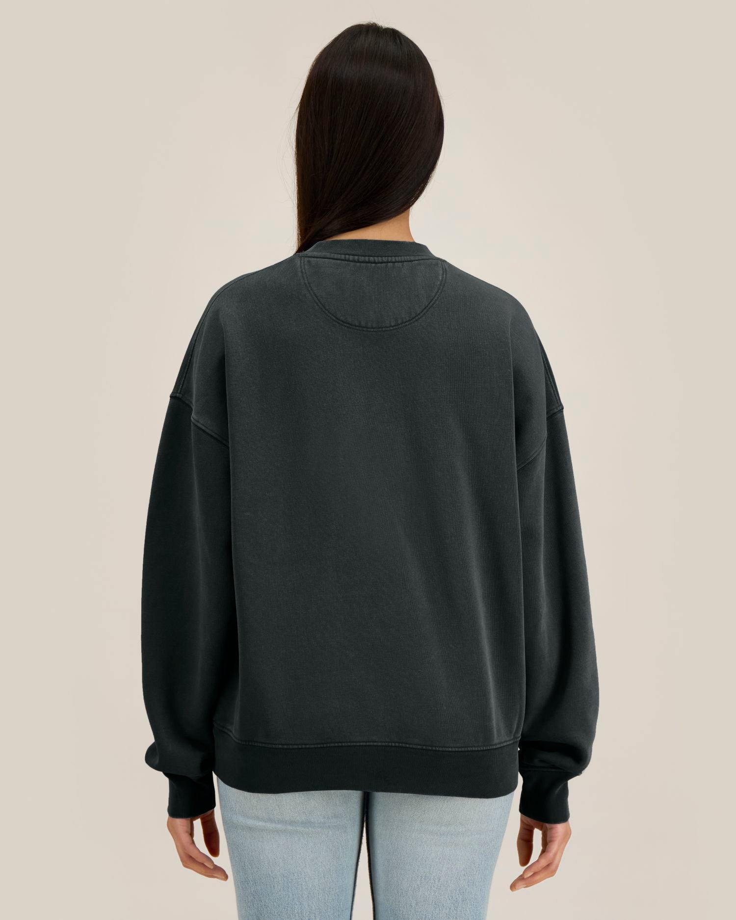 Garment-Dyed Crewneck Sweatshirt | Easer Vintage SASU043