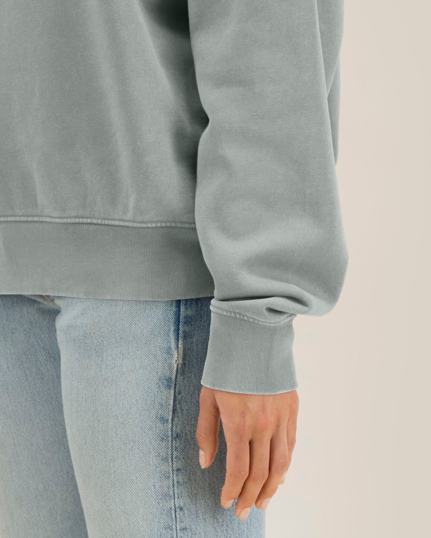 Garment-Dyed Crewneck Sweatshirt | Easer Vintage SASU043