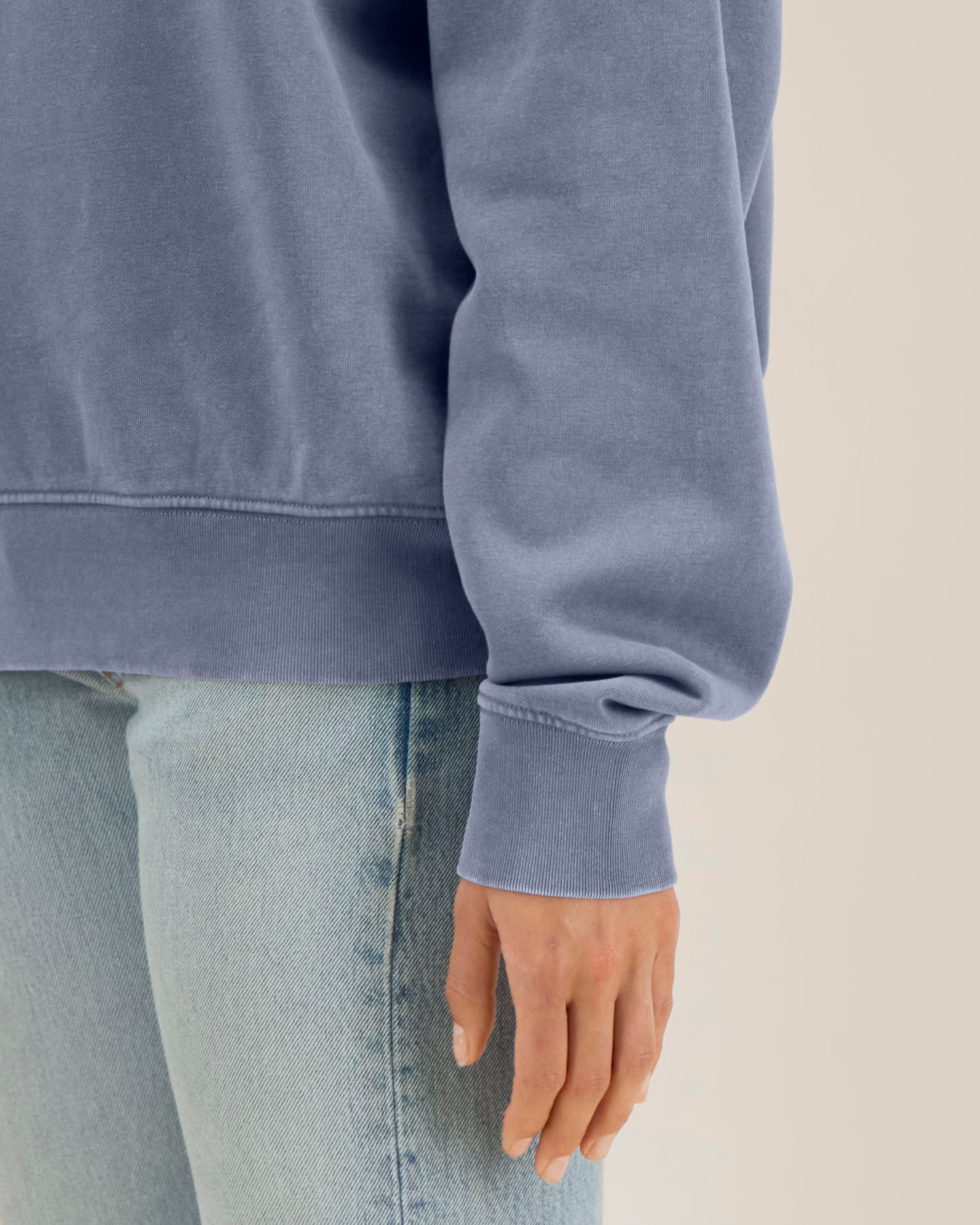 Garment-Dyed Crewneck Sweatshirt | Easer Vintage SASU043