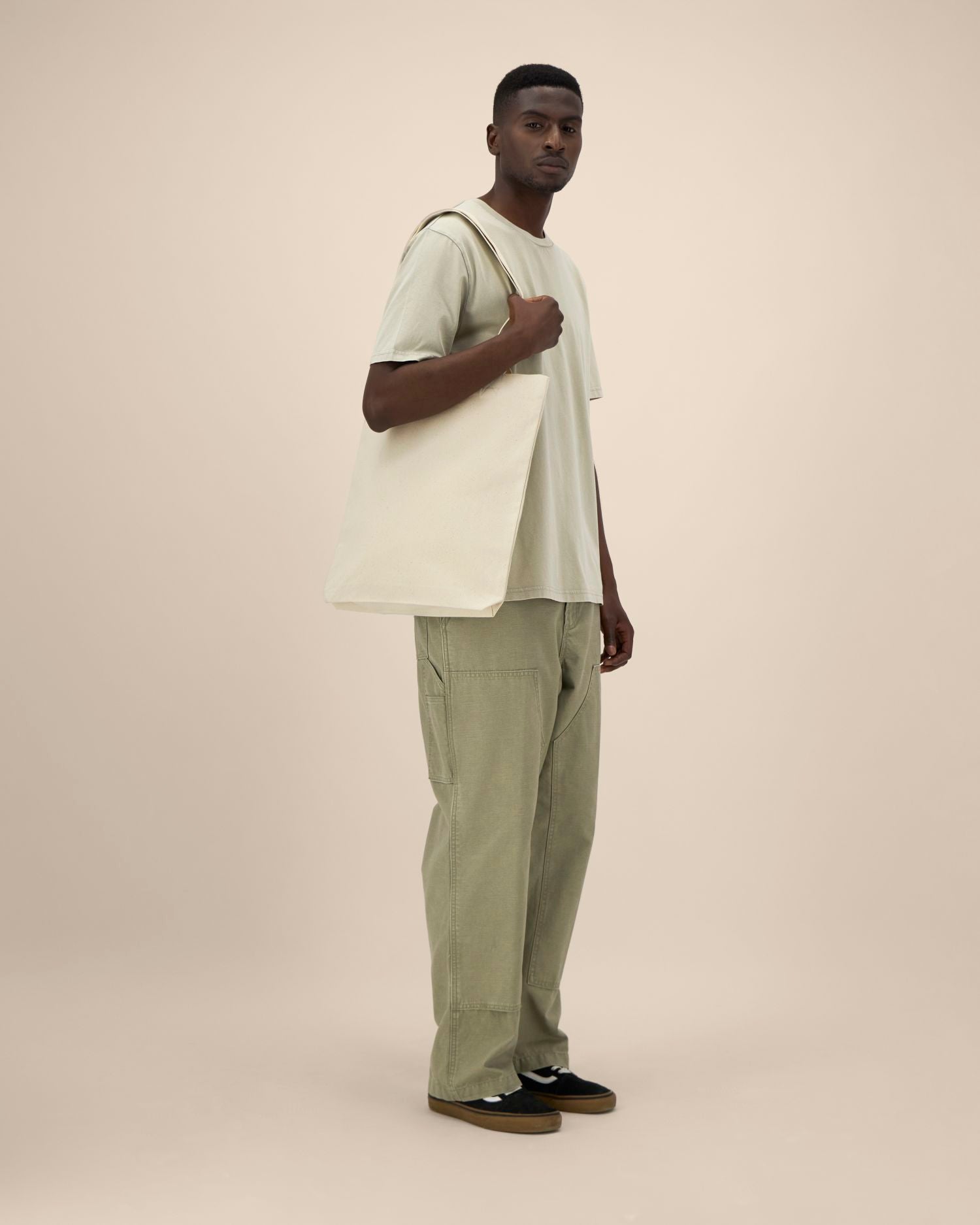 Recycled Cotton Canvas Tote Bag | SAAU044