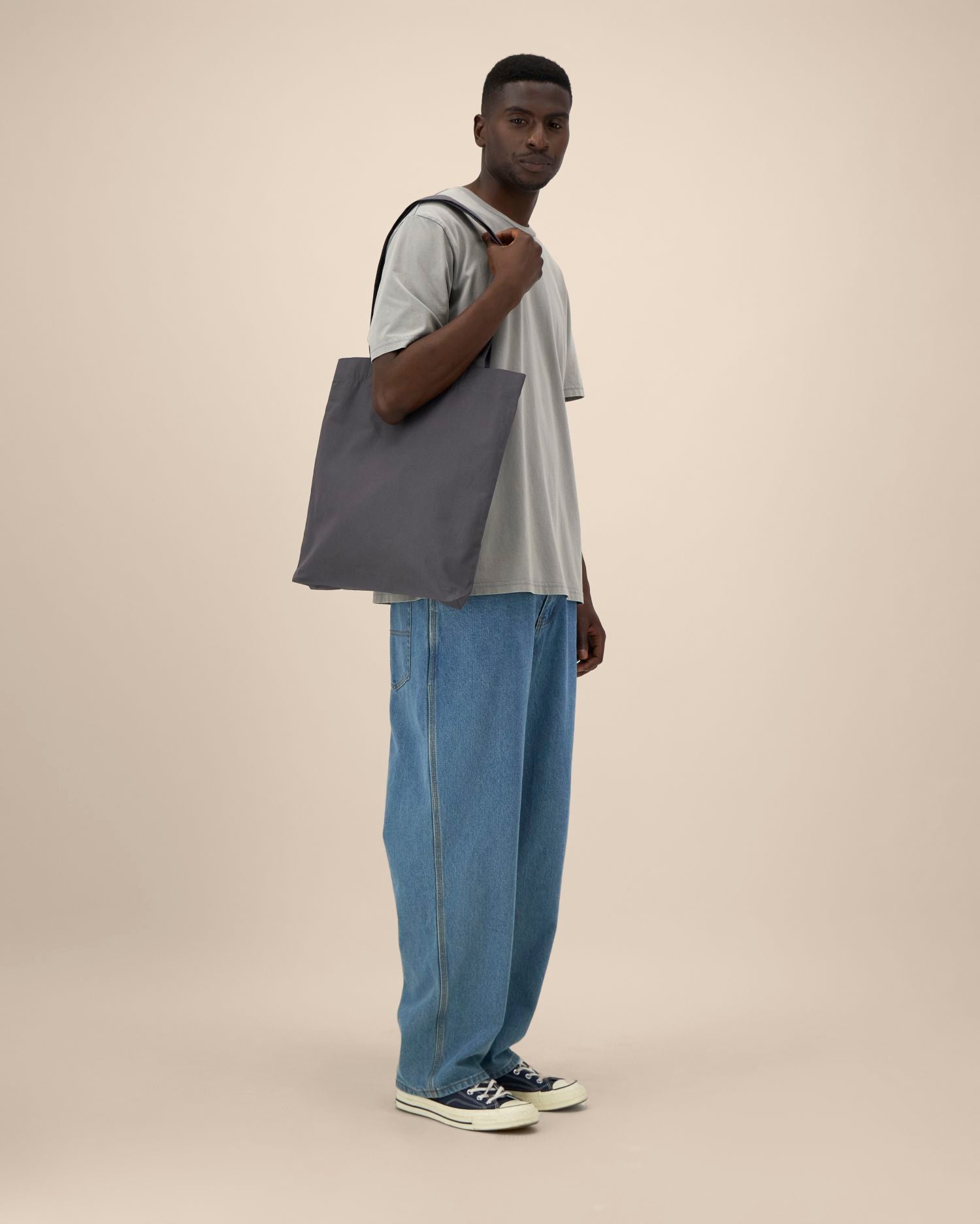Recycled Cotton Canvas Tote Bag | SAAU044
