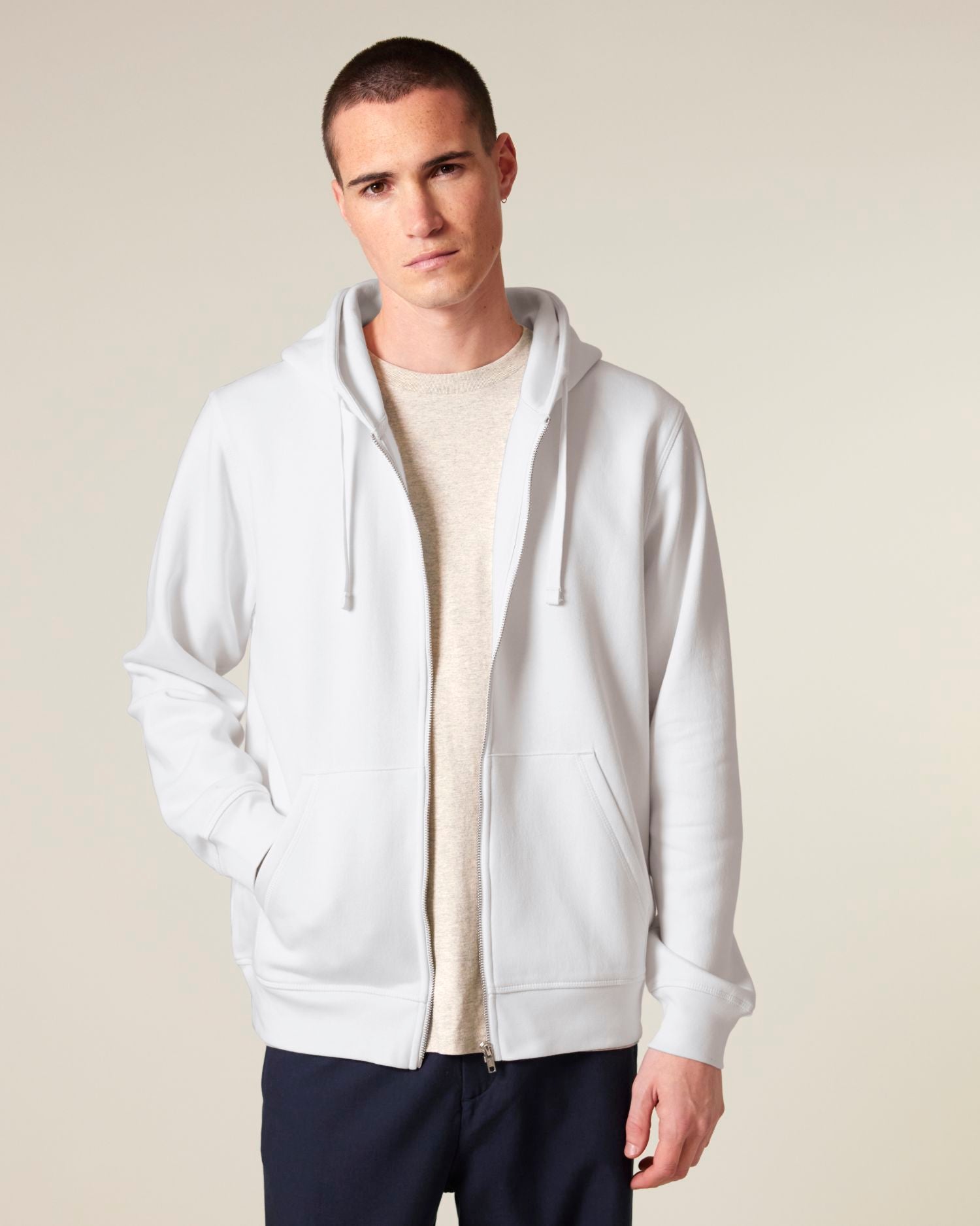 Midweight Organic Zip-Up Hoodie | Mixer SASU011