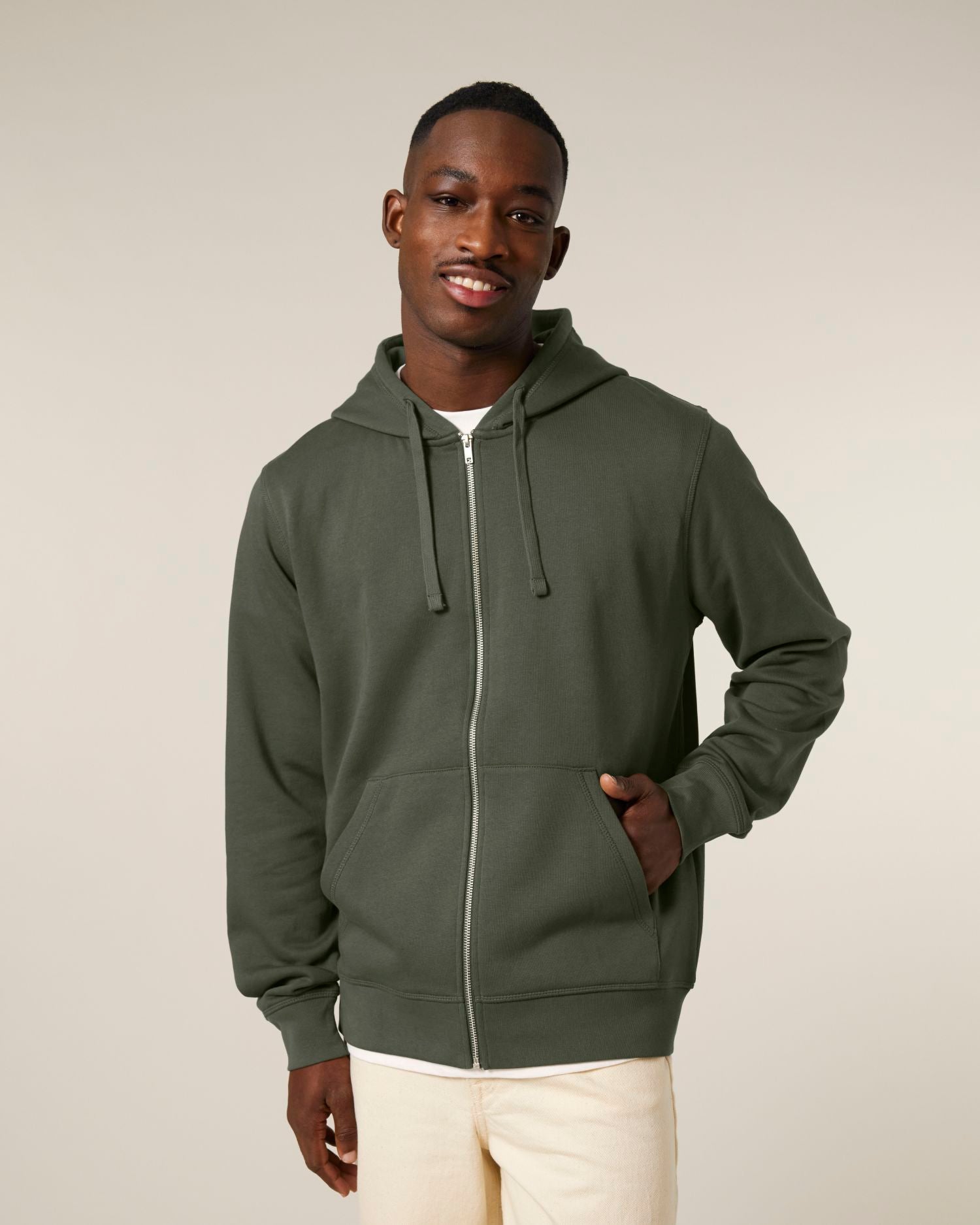 Midweight Organic Zip-Up Hoodie | Mixer SASU011