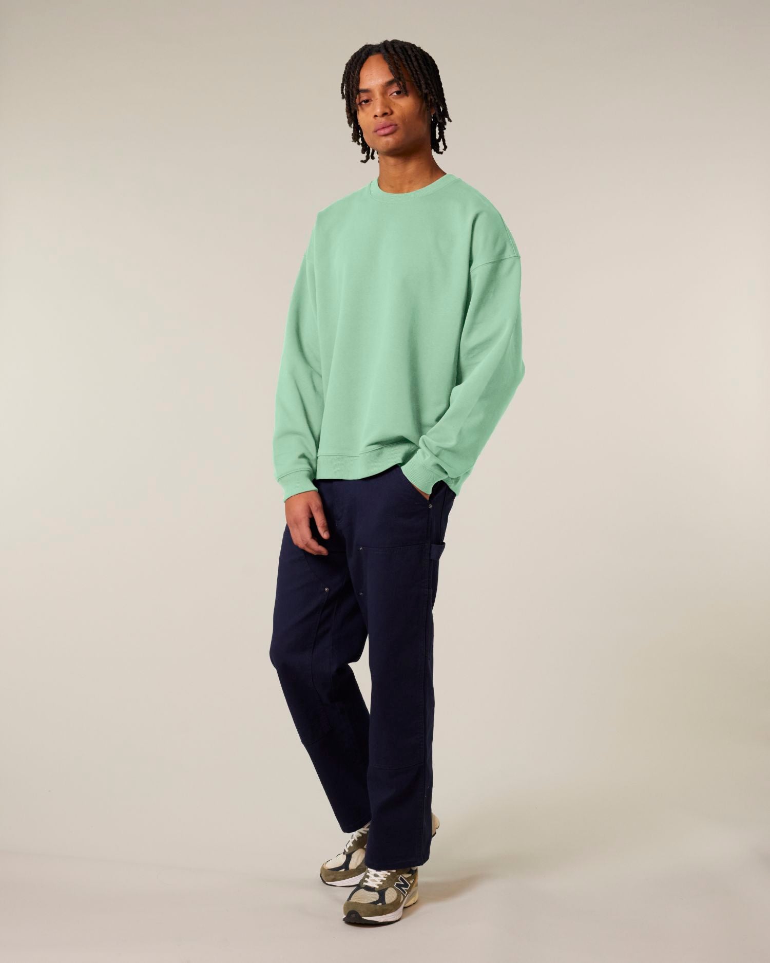 Oversized Organic Crewneck Sweatshirt | Radder 2.0 SASU025