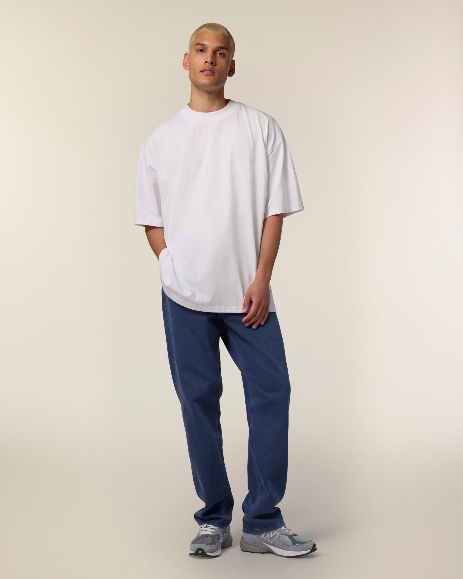 Oversized Mockneck Organic T-Shirt | Blaster 2.0 SATU020