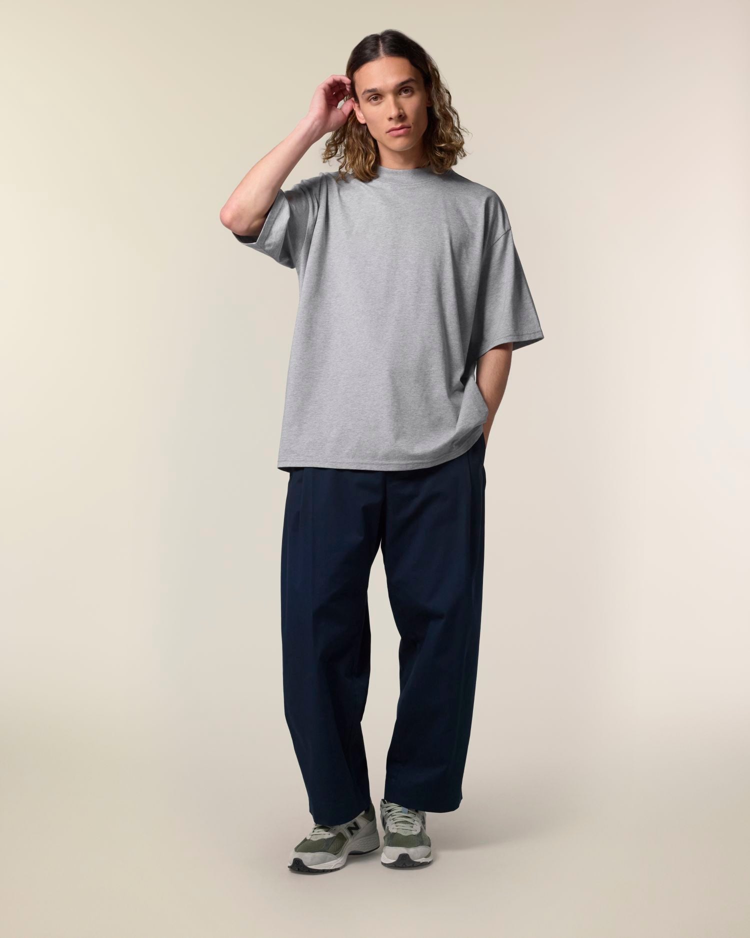 Oversized Mockneck Organic T-Shirt | Blaster 2.0 SATU020