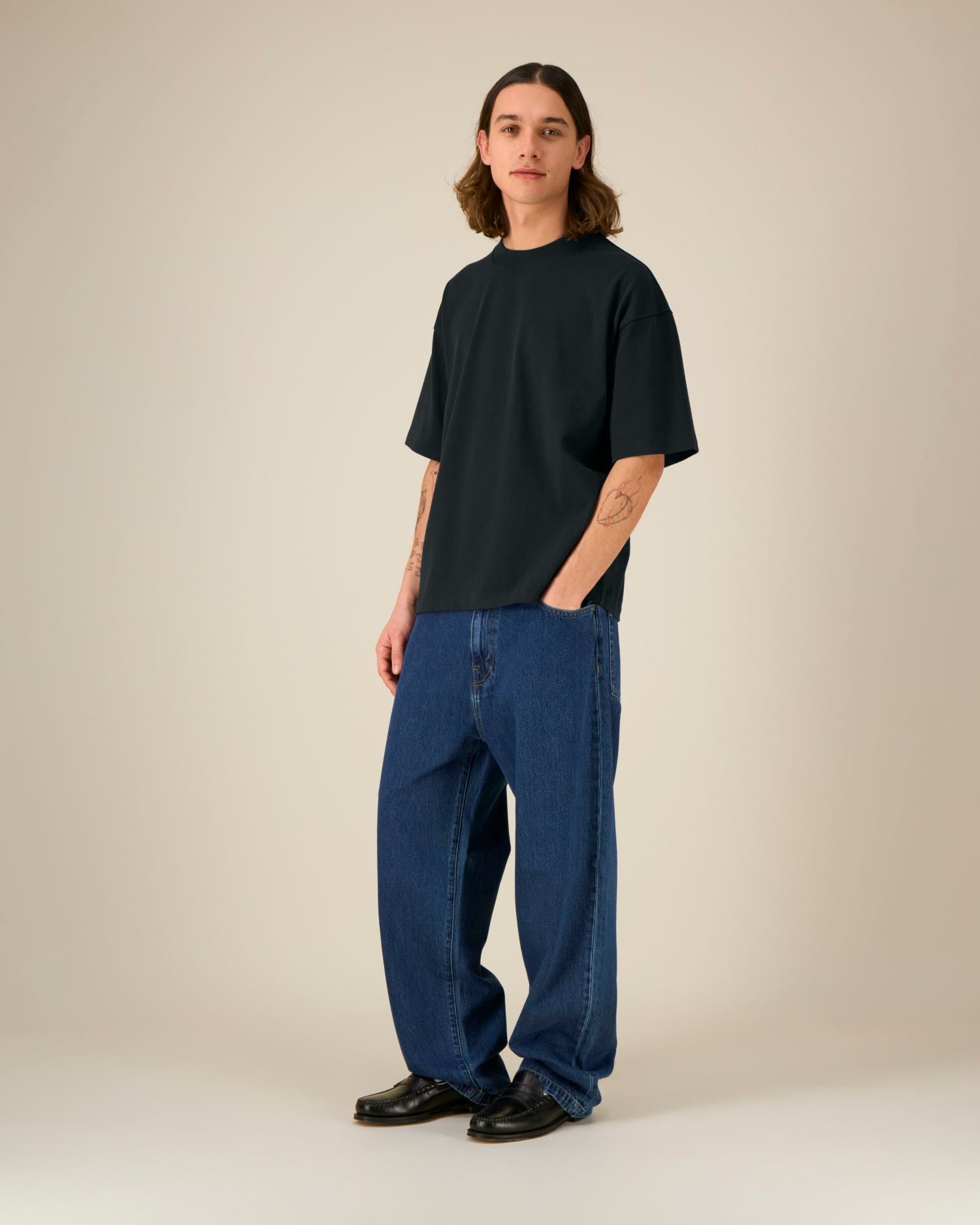 Oversized Boxy Heavyweight T-Shirt | Asher SATU039