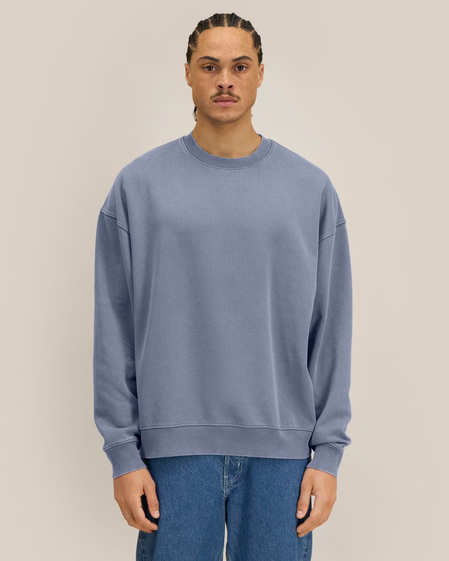 Garment-Dyed Crewneck Sweatshirt | Easer Vintage SASU043