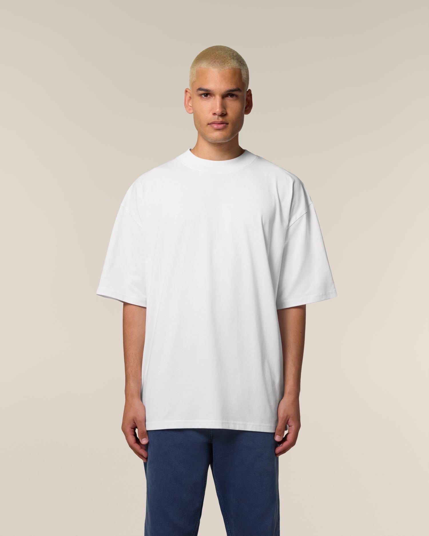 Oversized Mockneck Organic T-Shirt | Blaster 2.0 SATU020