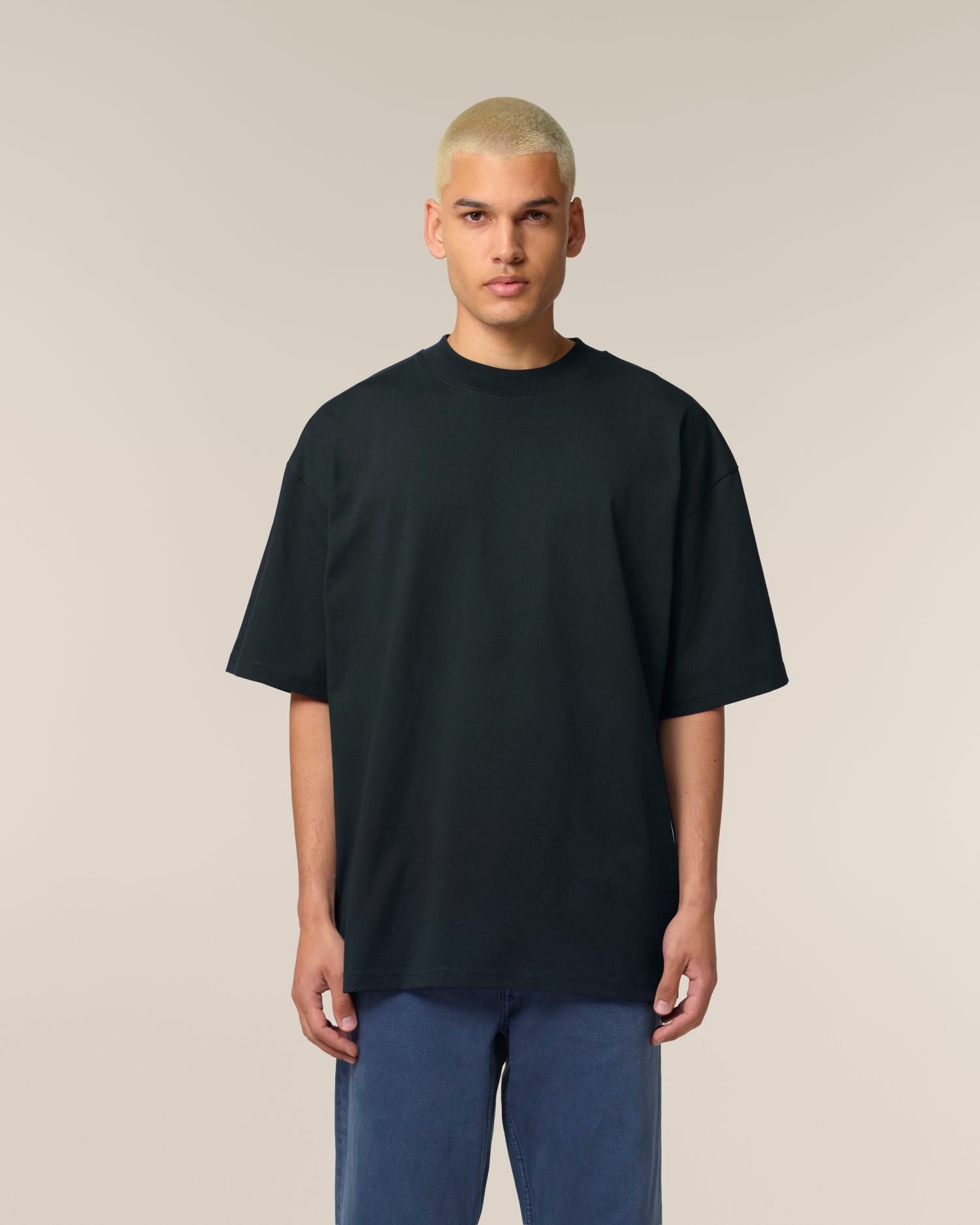 Oversized Mockneck Organic T-Shirt | Blaster 2.0 SATU020