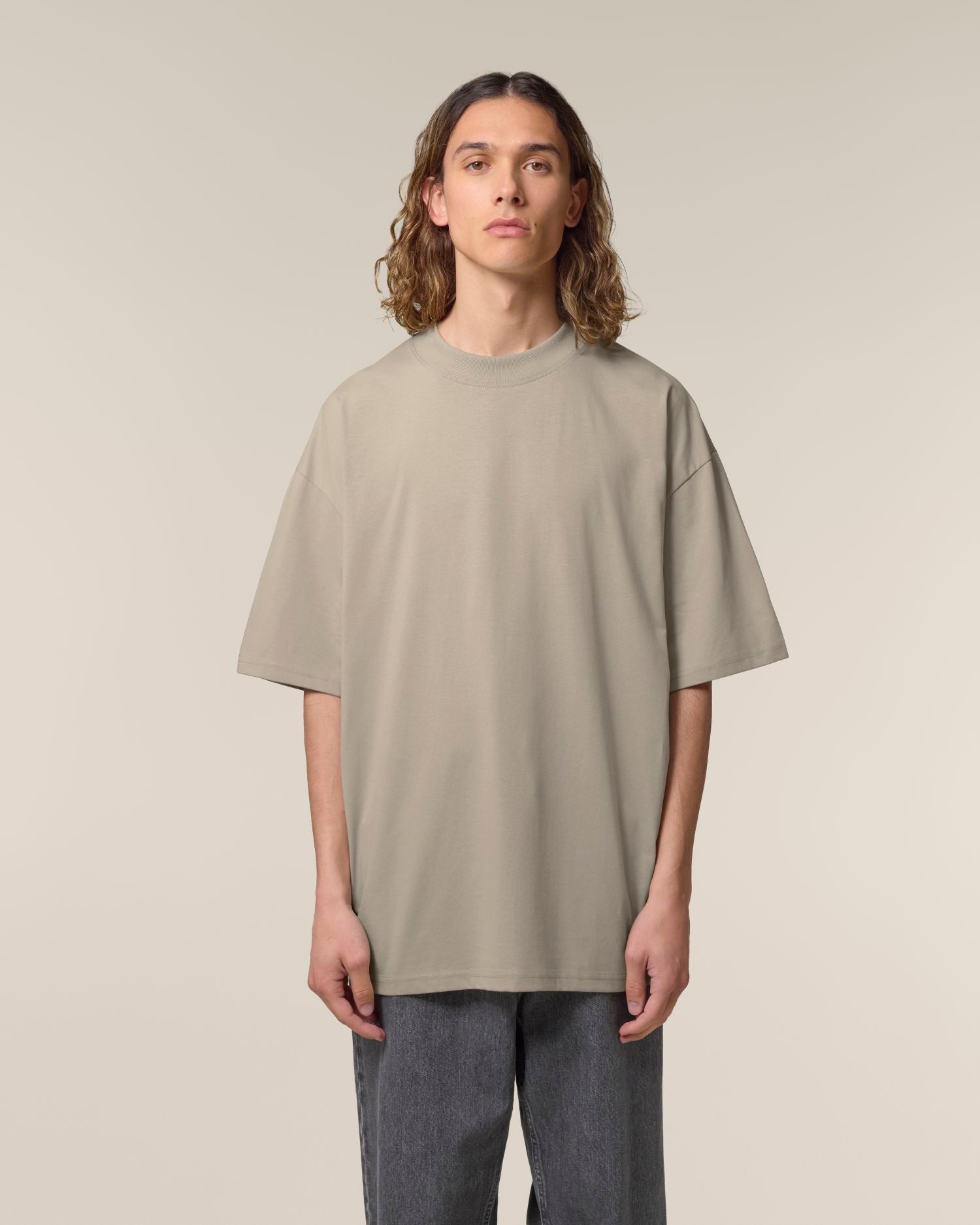 Oversized Mockneck Organic T-Shirt | Blaster 2.0 SATU020