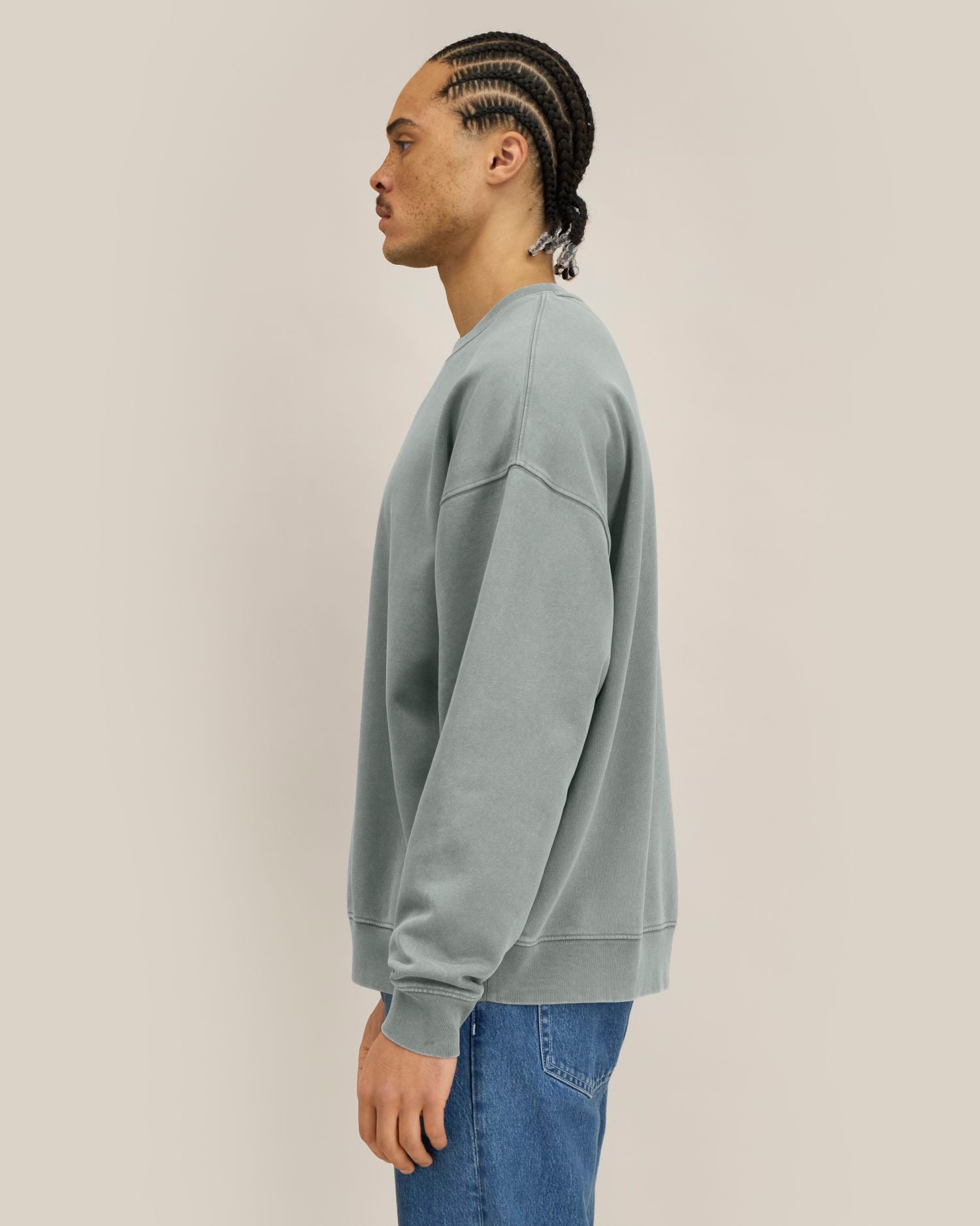 Garment-Dyed Crewneck Sweatshirt | Easer Vintage SASU043