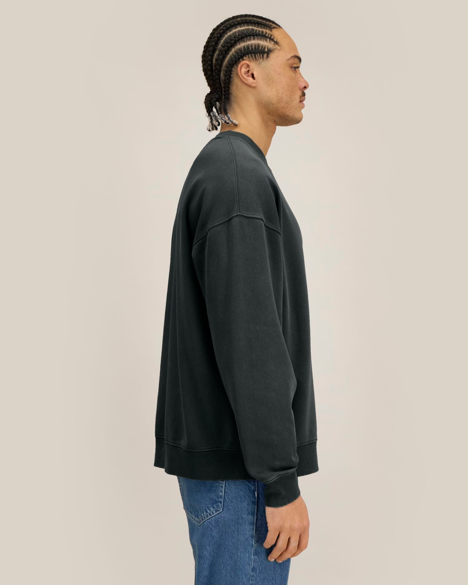 Garment-Dyed Crewneck Sweatshirt | Easer Vintage SASU043