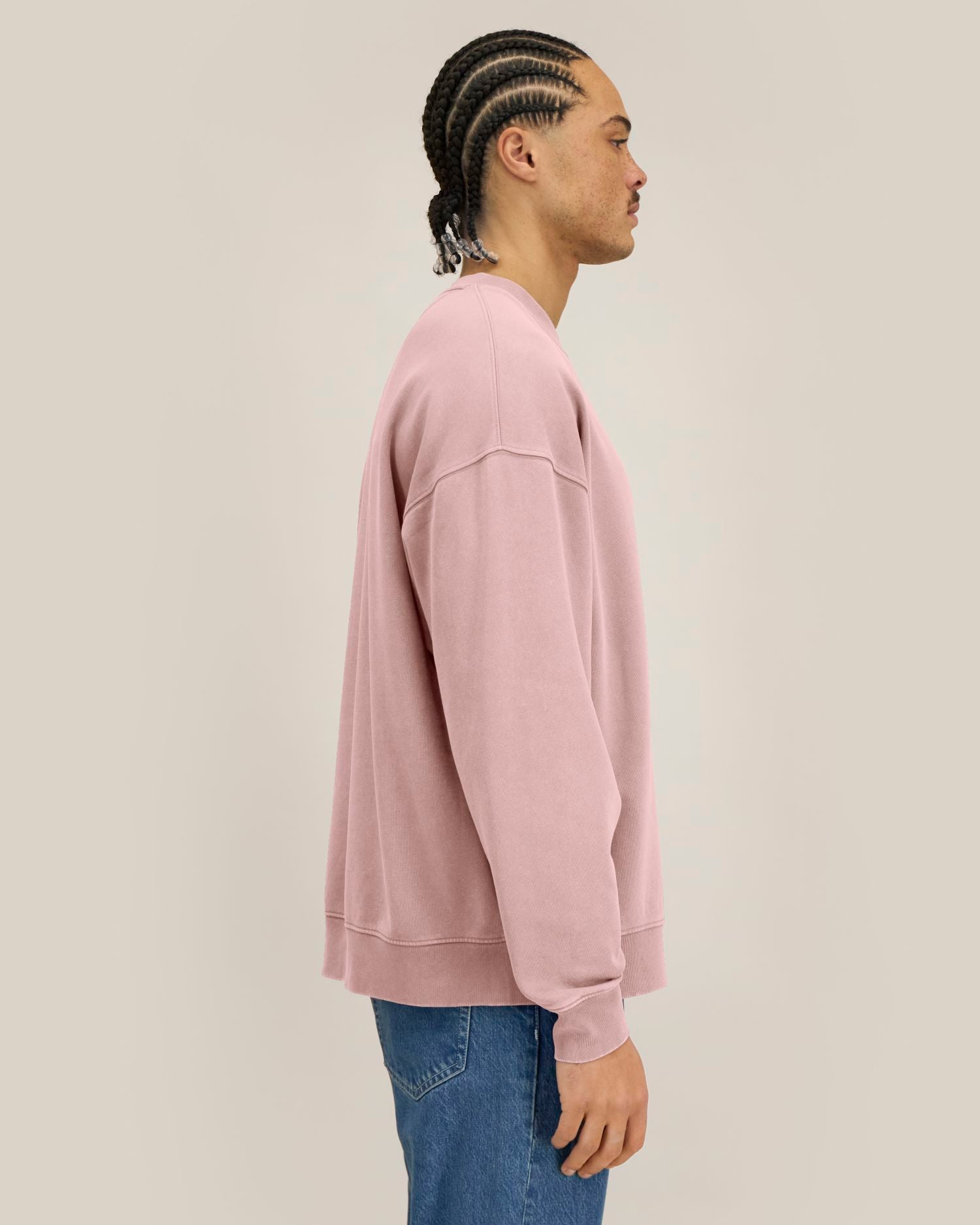 Garment-Dyed Crewneck Sweatshirt | Easer Vintage SASU043