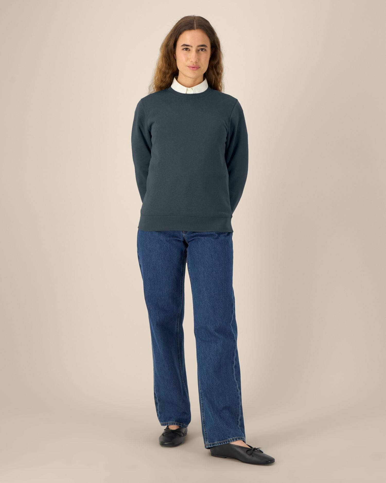 Midweight Organic Crewneck Sweatshirt | Roller SASU010