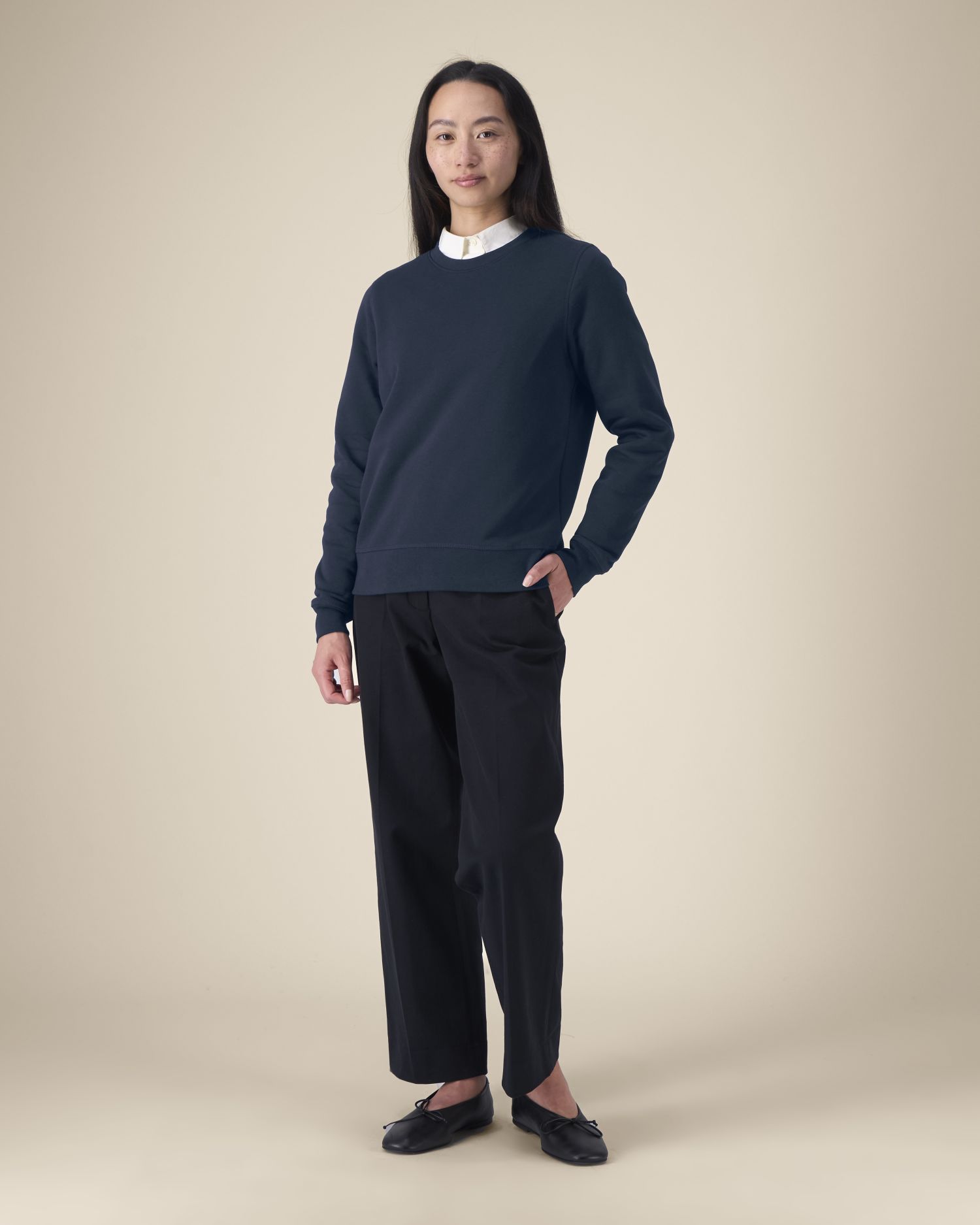 Midweight Organic Crewneck Sweatshirt | Roller SASU010