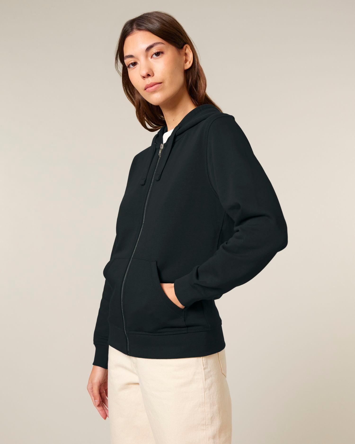 Midweight Organic Zip-Up Hoodie | Mixer SASU011