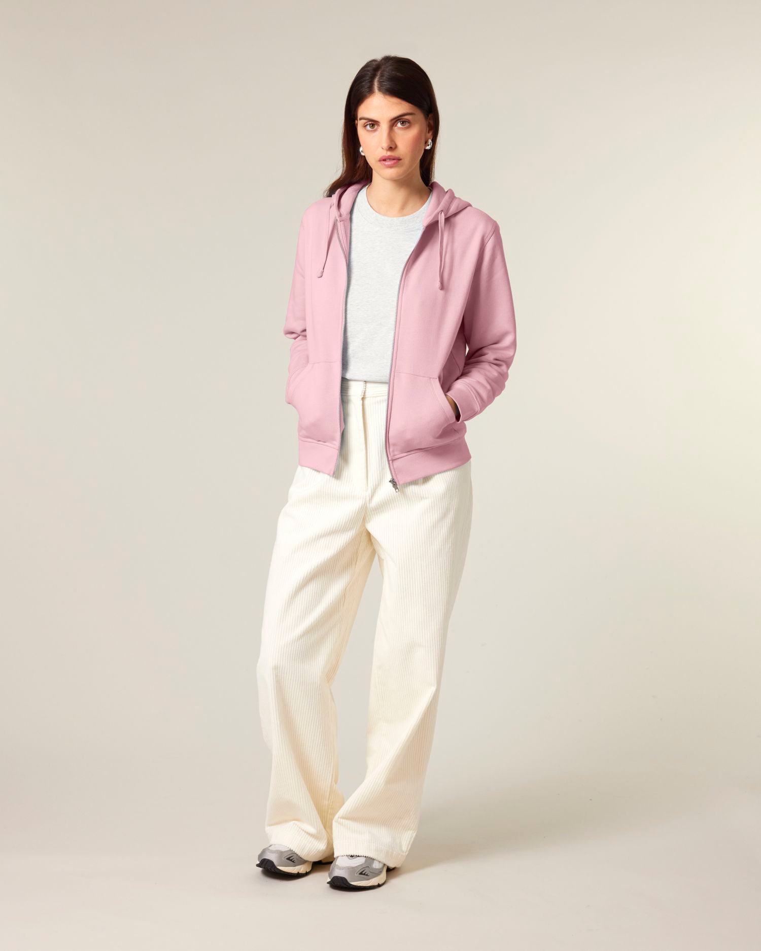 Midweight Organic Zip-Up Hoodie | Mixer SASU011