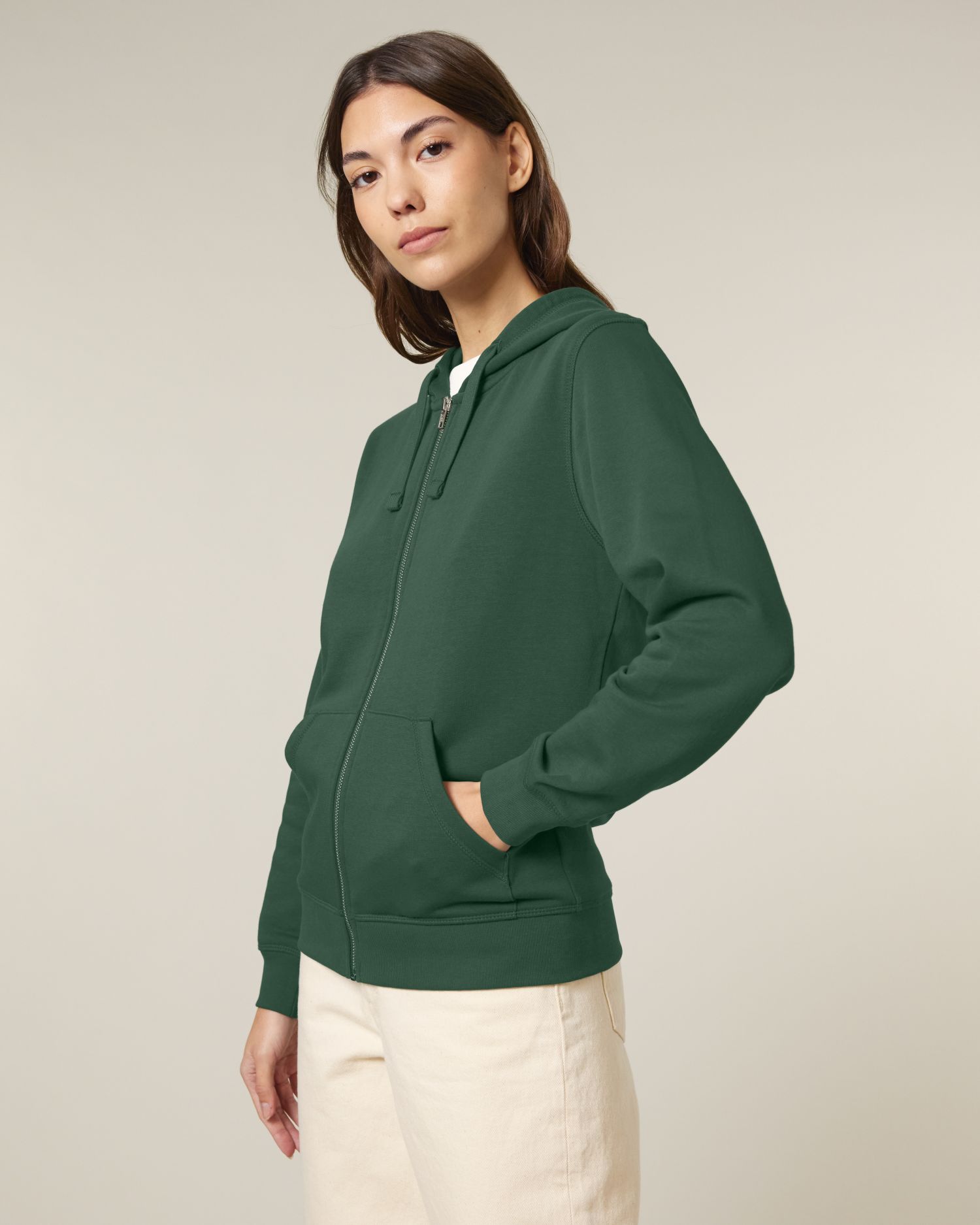 Midweight Organic Zip-Up Hoodie | Mixer SASU011