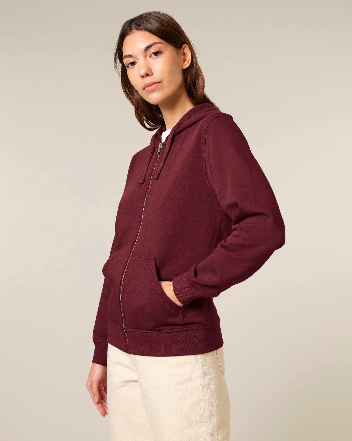 Midweight Organic Zip-Up Hoodie | Mixer SASU011