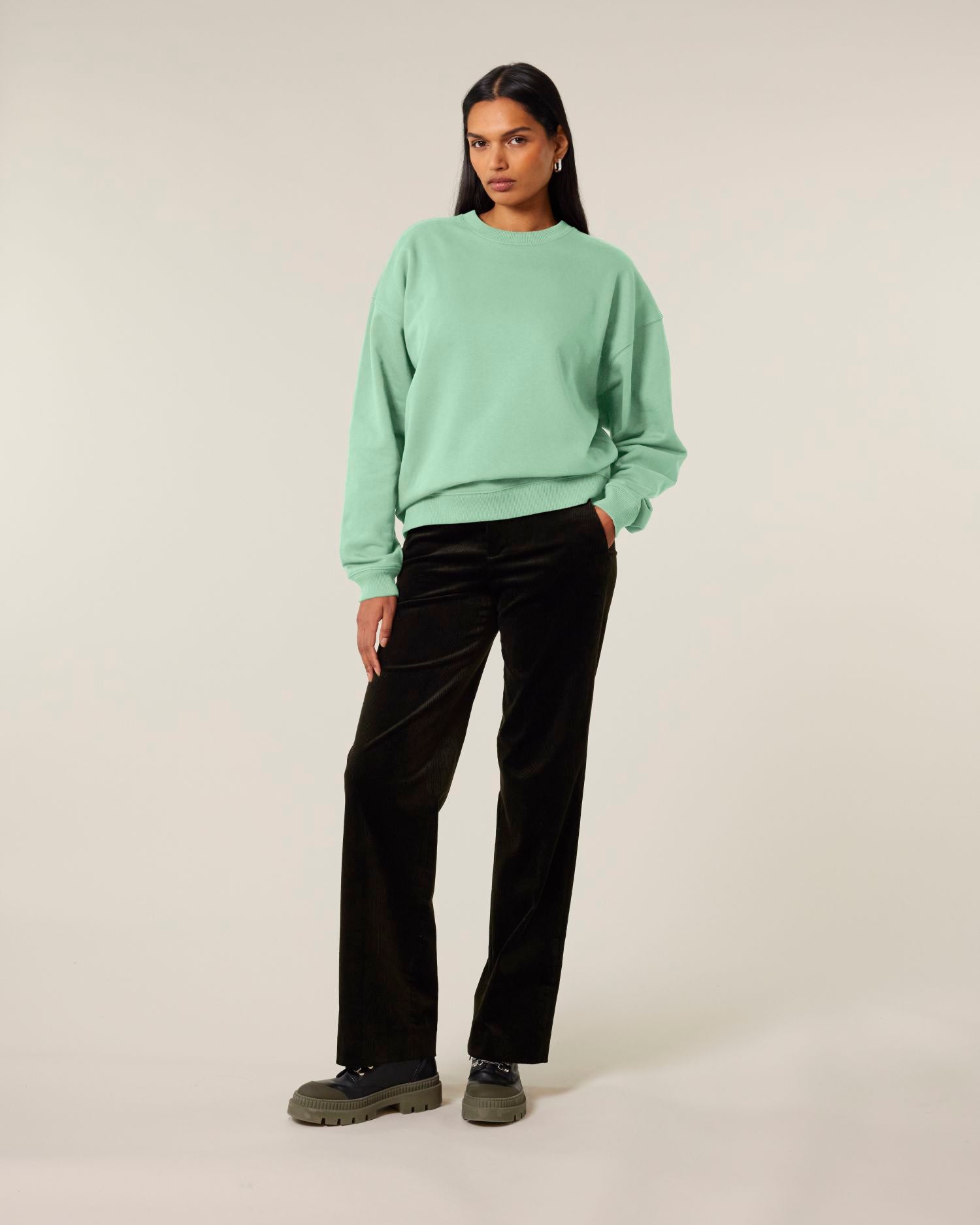 Oversized Organic Crewneck Sweatshirt | Radder 2.0 SASU025