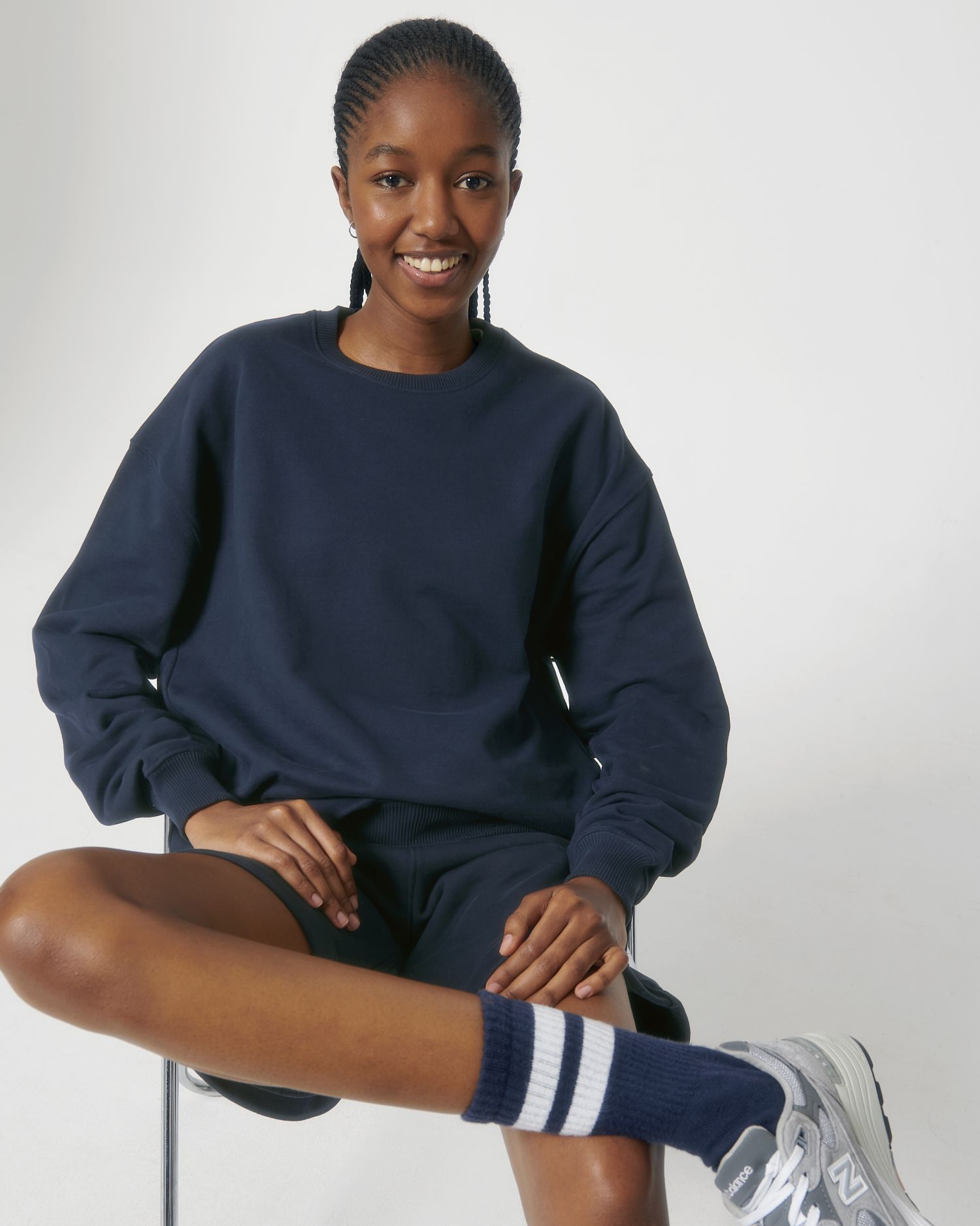 Oversized French Terry Crewneck 400 GSM | Ledger Dry SASU029