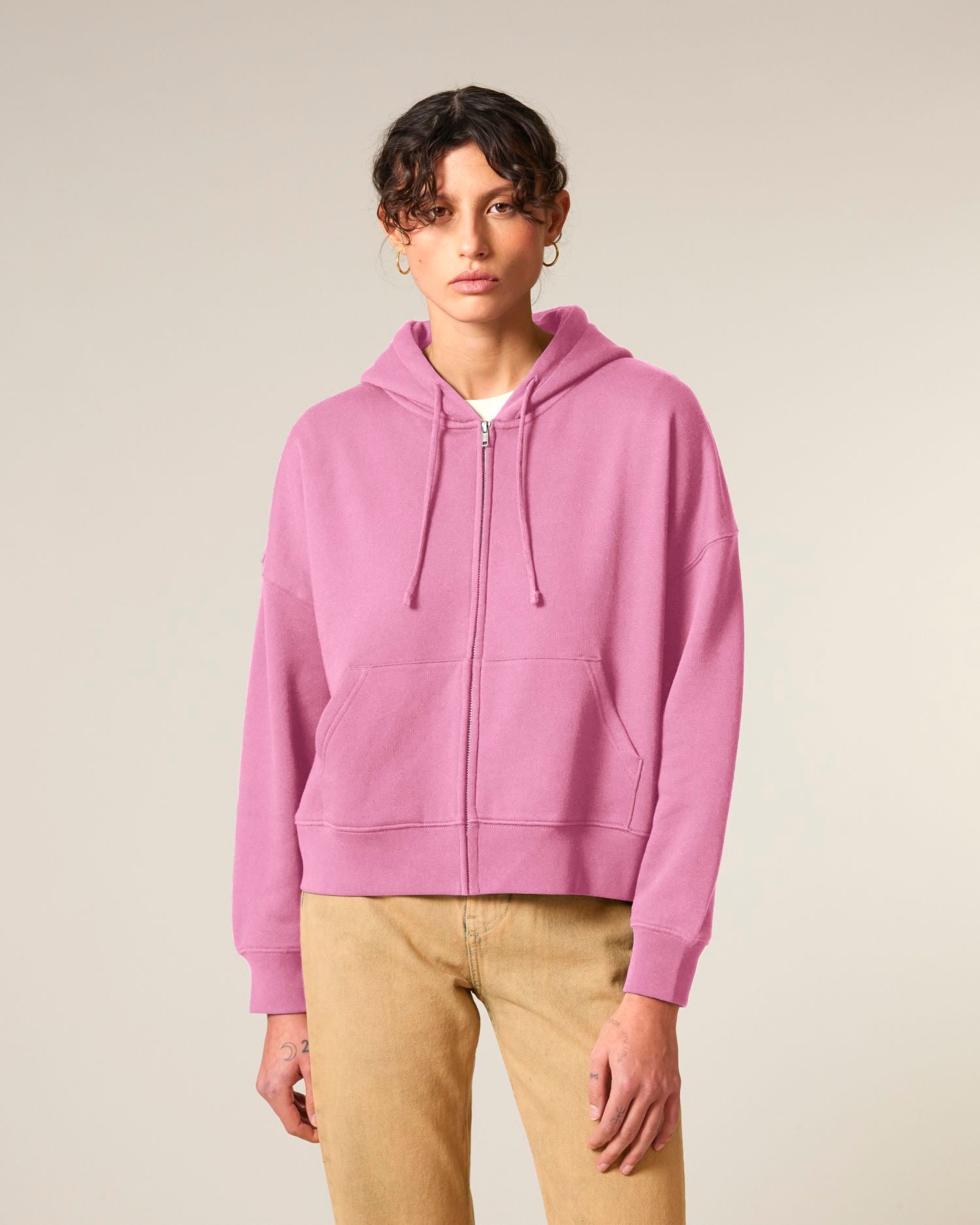 Women's Organic Zip-Up Hoodie | Stella Ida SASW037