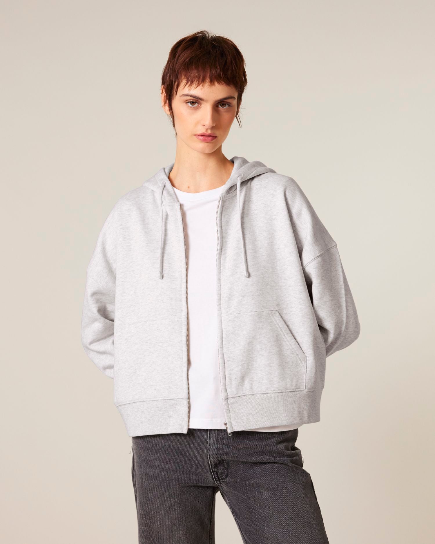 Women's Organic Zip-Up Hoodie | Stella Ida SASW037