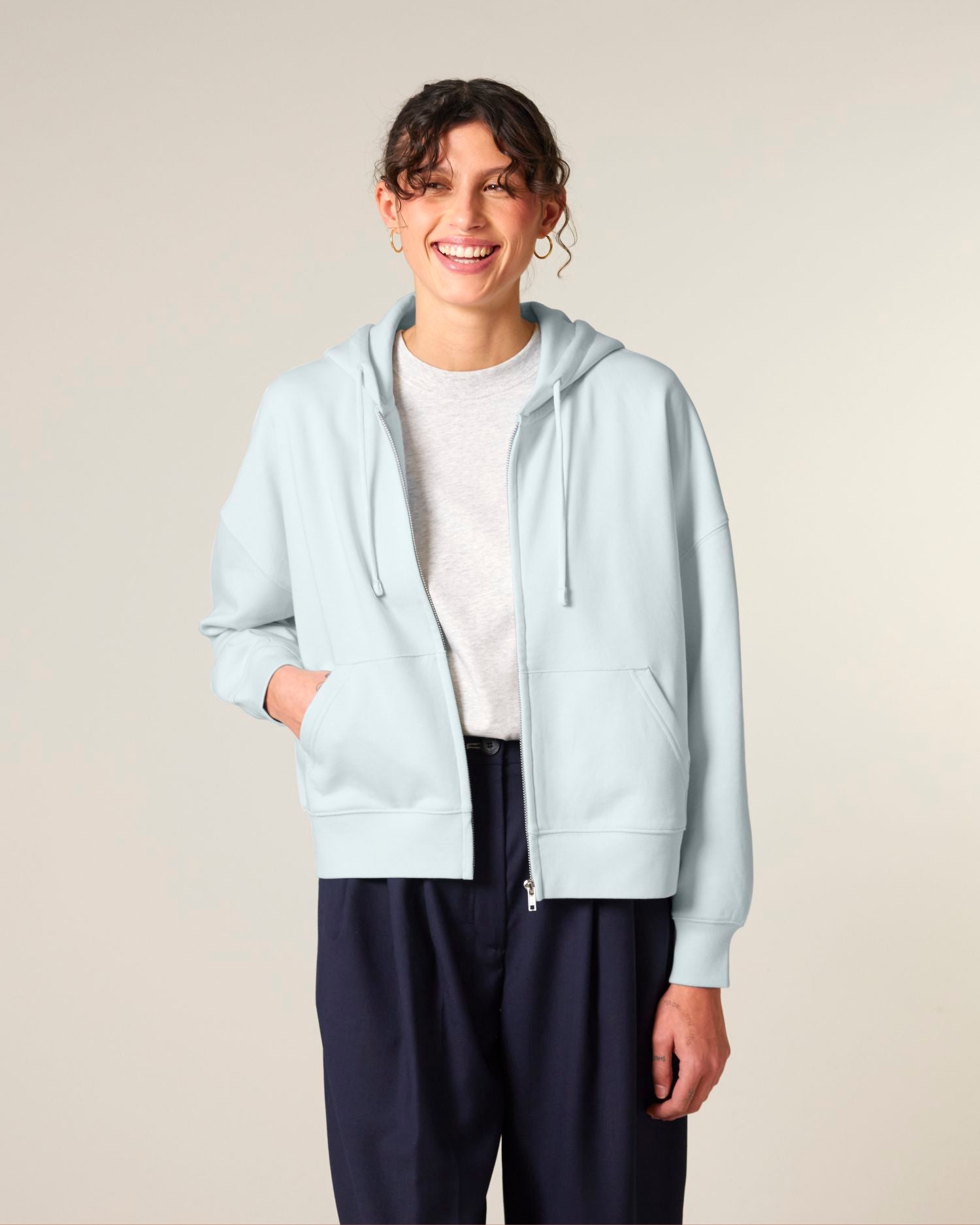 Women's Organic Zip-Up Hoodie | Stella Ida SASW037