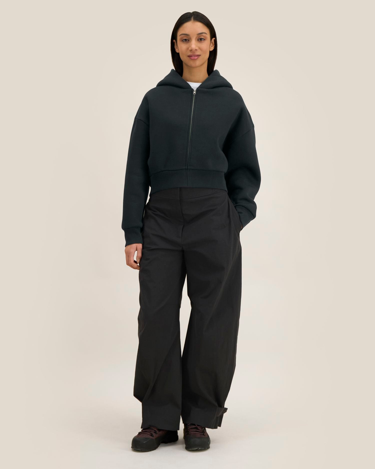 Women's Heavyweight Zip-Up Hoodie 500 GSM | Stella Tessa SASW058
