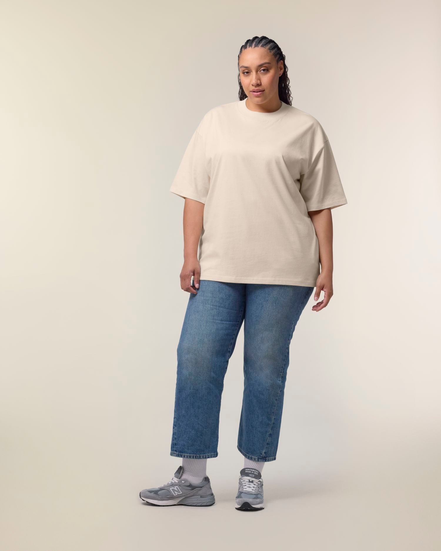 Oversized Mockneck Organic T-Shirt | Blaster 2.0 SATU020