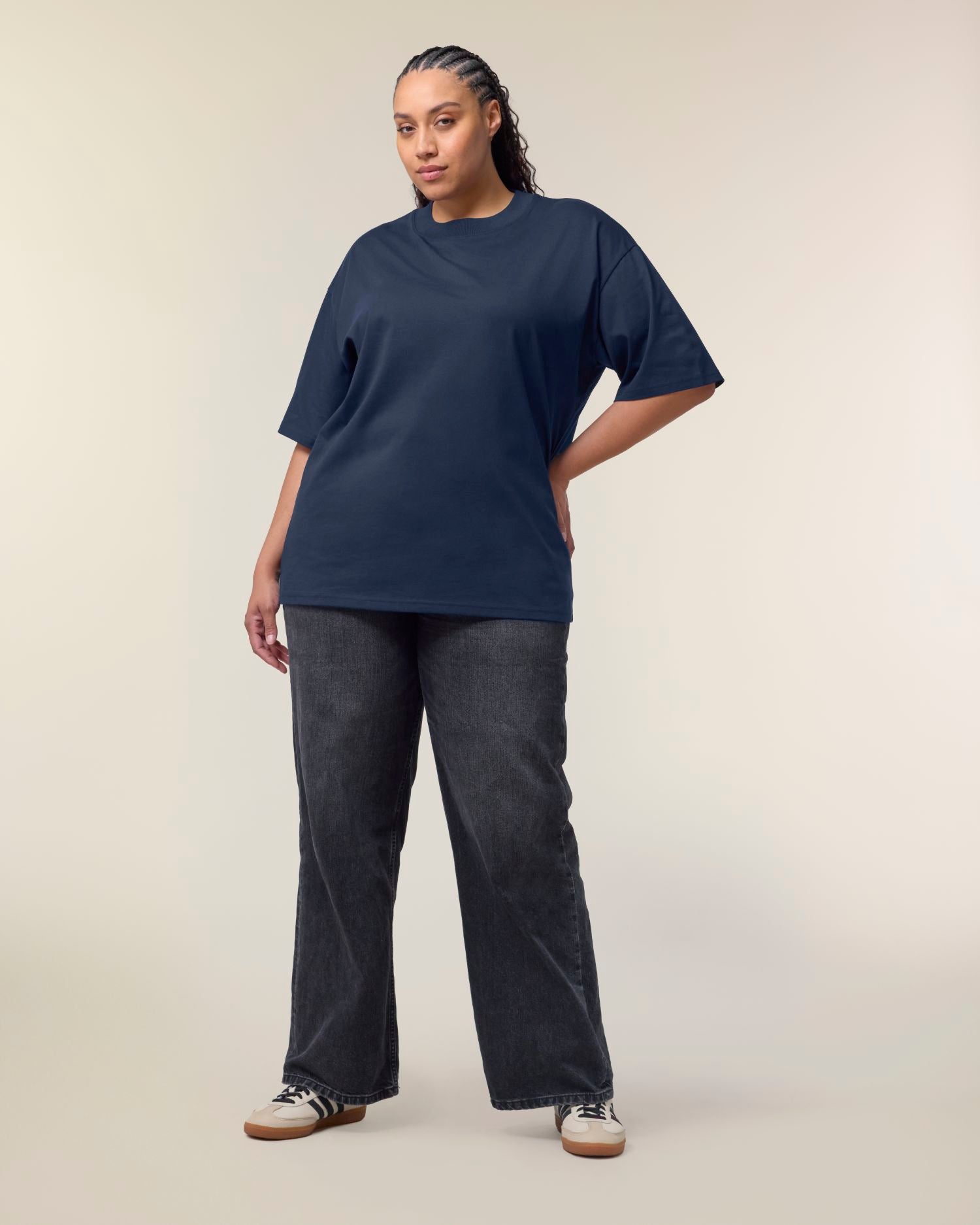 Oversized Mockneck Organic T-Shirt | Blaster 2.0 SATU020