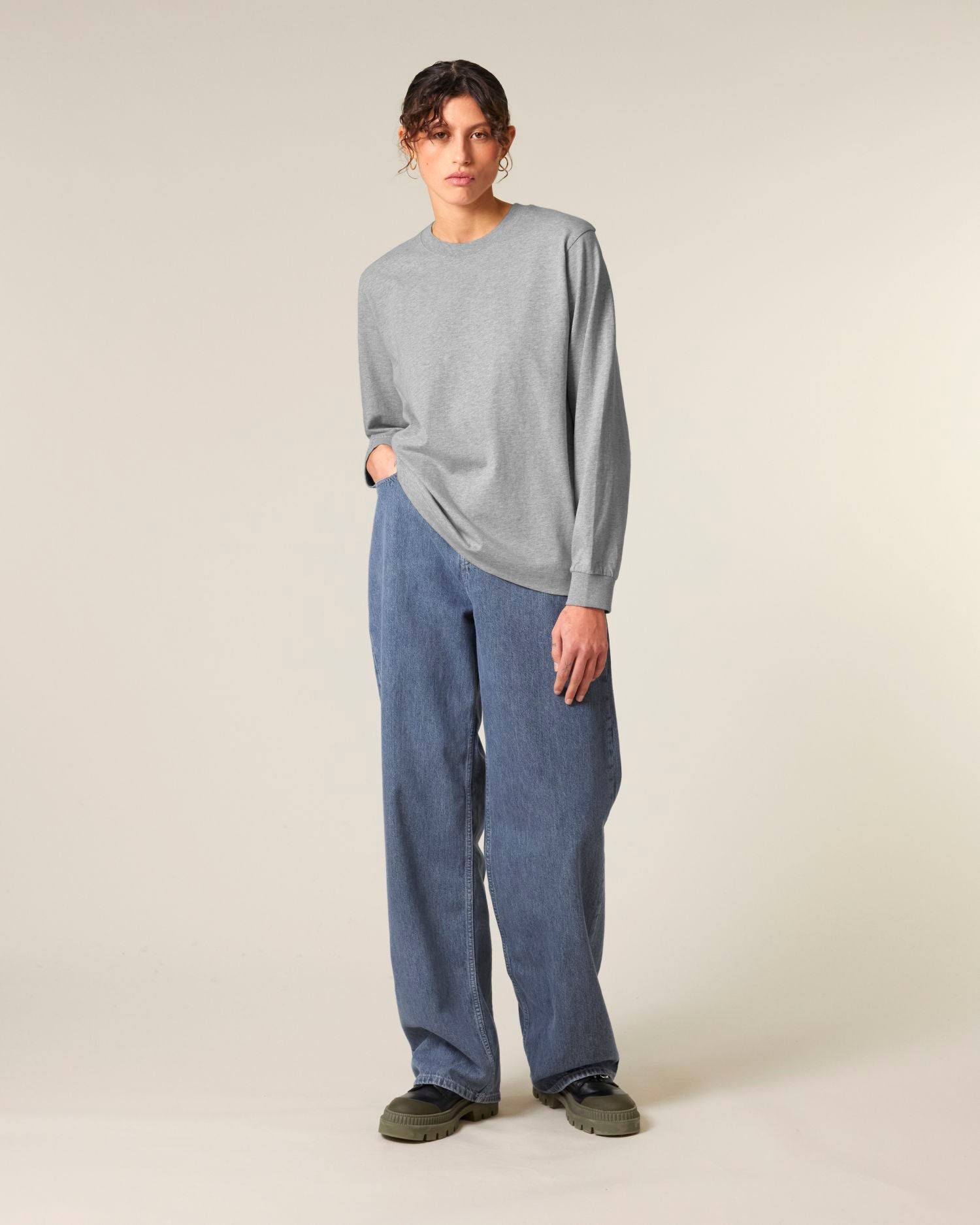 Heavyweight Organic Long Sleeve Tee | Freestyler Long Sleeve SATU023