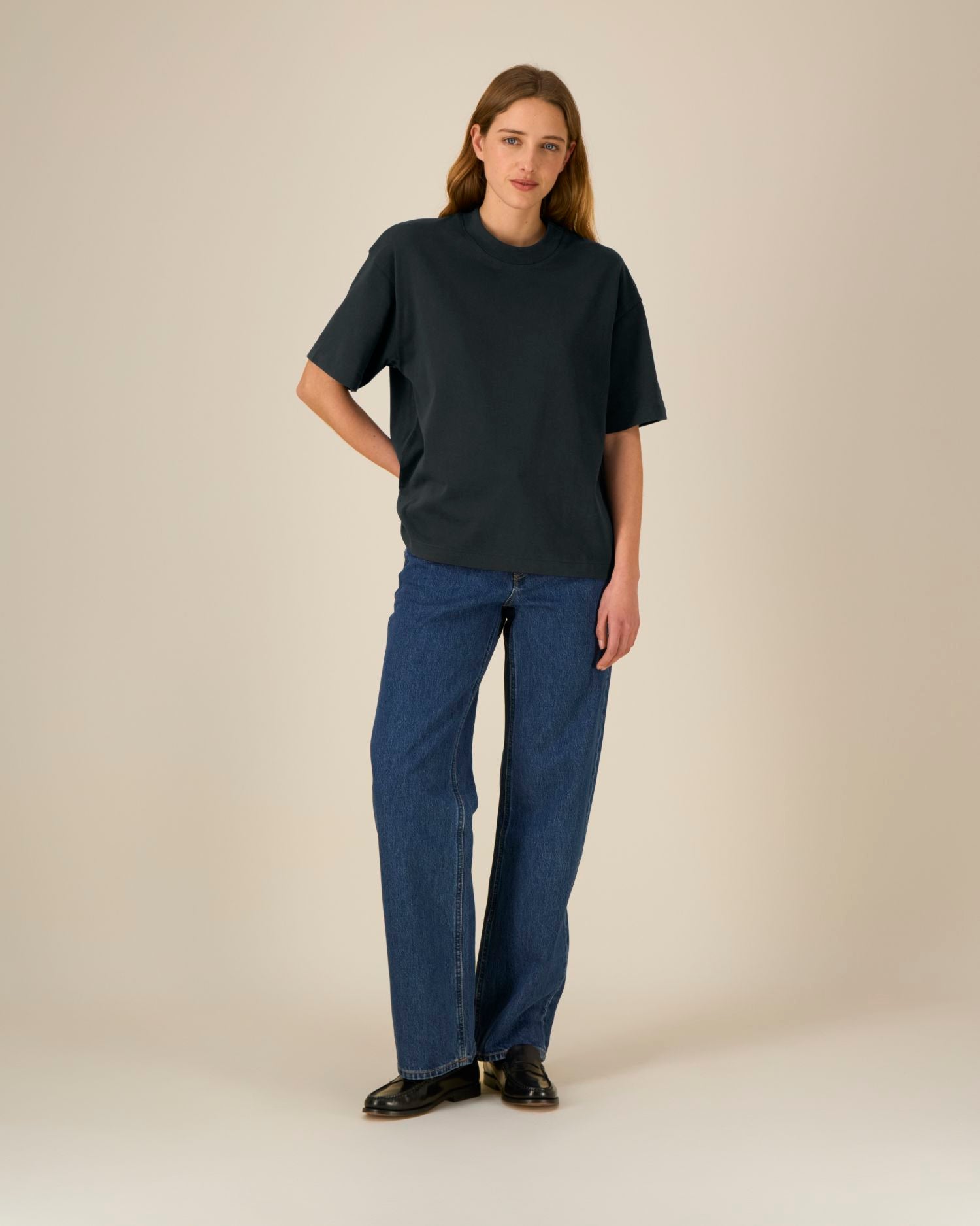 Oversized Boxy Heavyweight T-Shirt | Asher SATU039