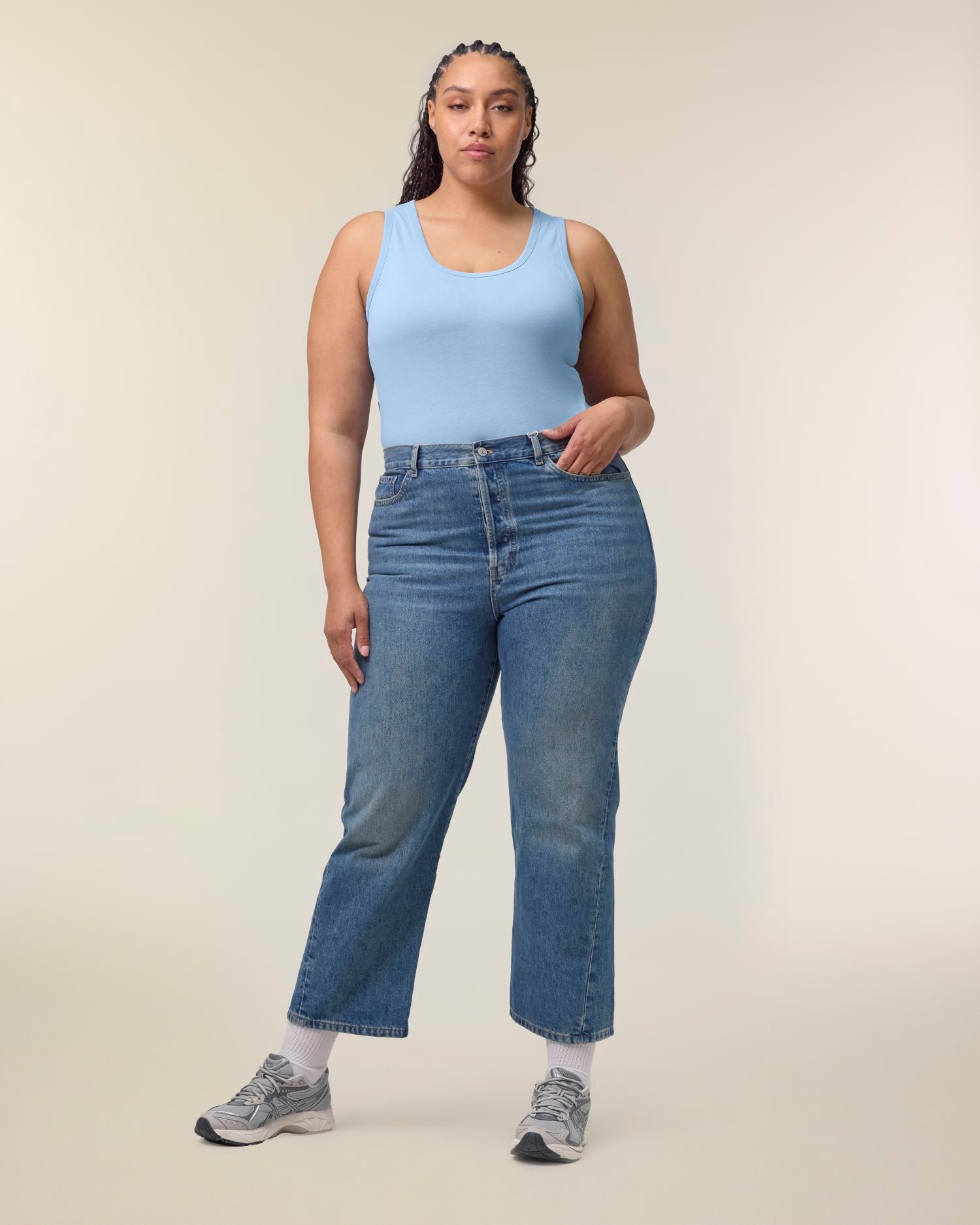 Women's Fitted Organic Tank Top | Stella Ava SATW033