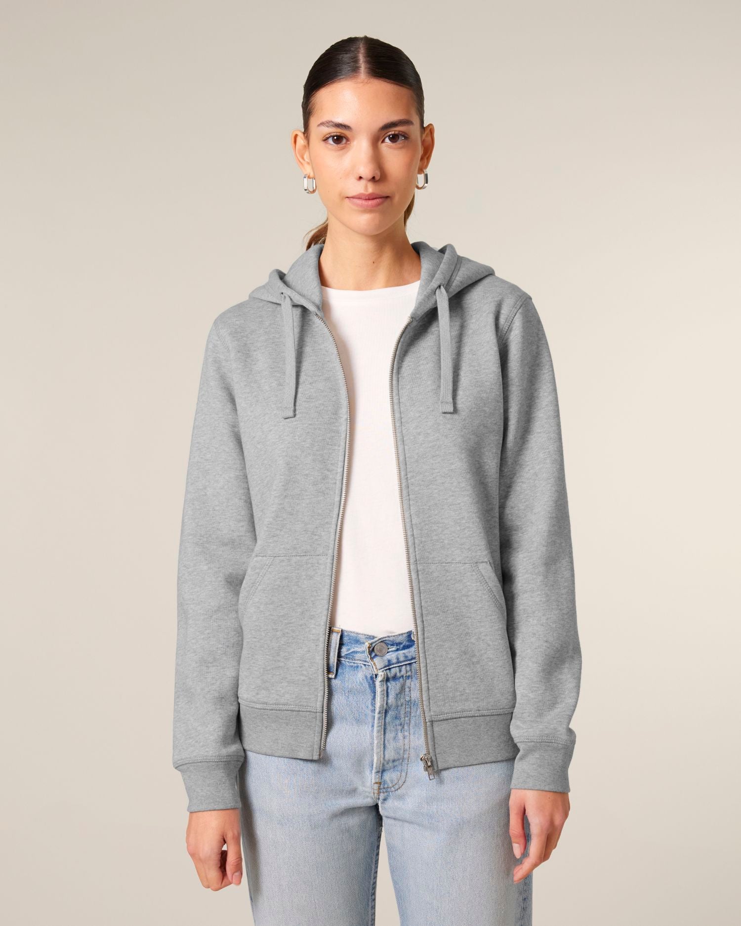 Midweight Organic Zip-Up Hoodie | Mixer SASU011
