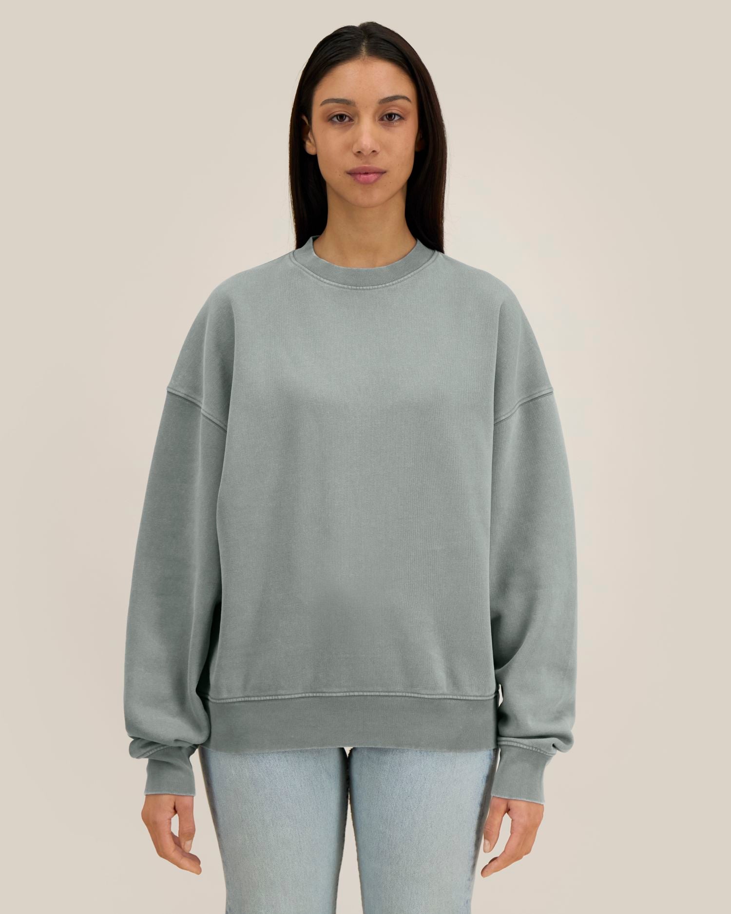 Garment-Dyed Crewneck Sweatshirt | Easer Vintage SASU043