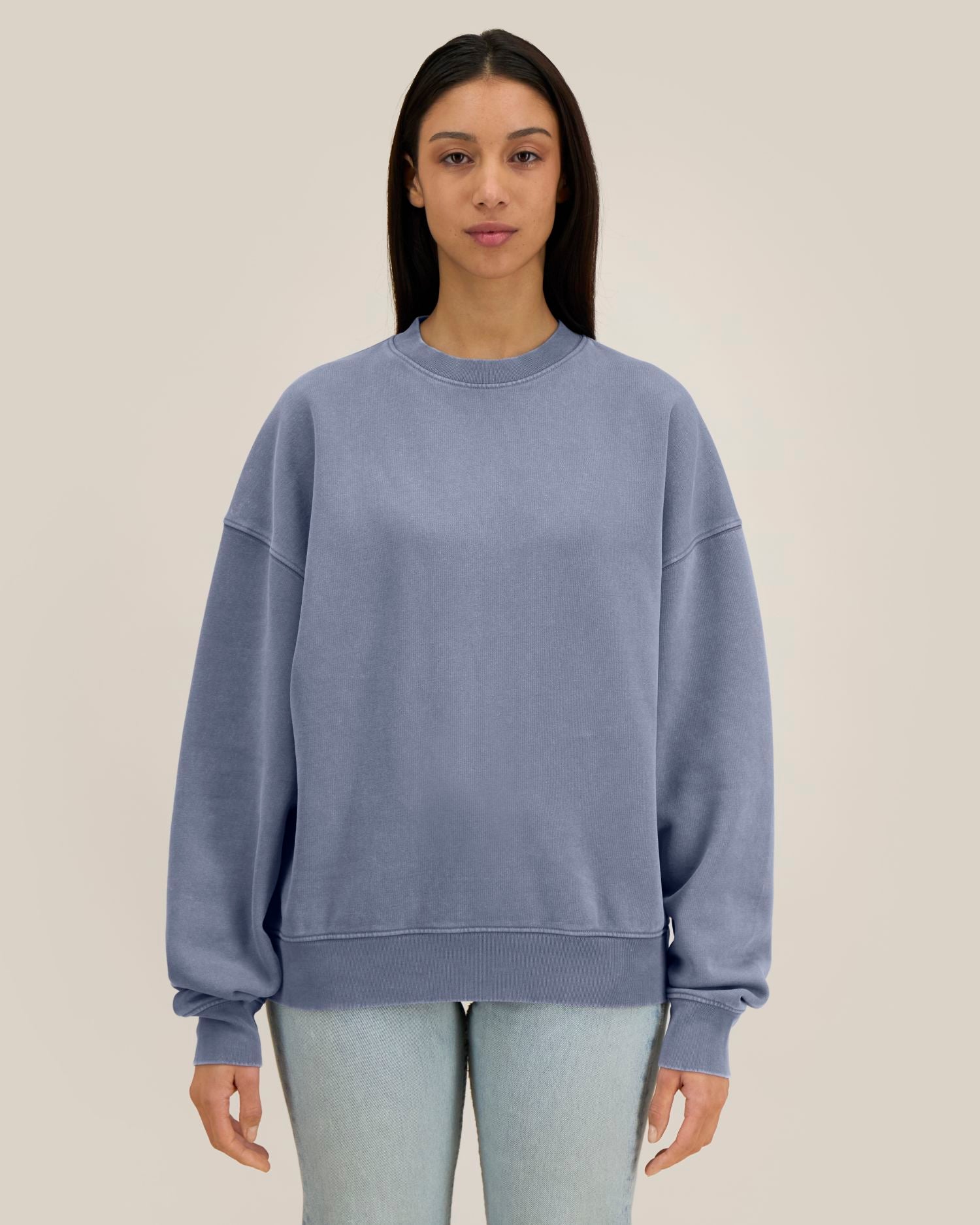 Garment-Dyed Crewneck Sweatshirt | Easer Vintage SASU043