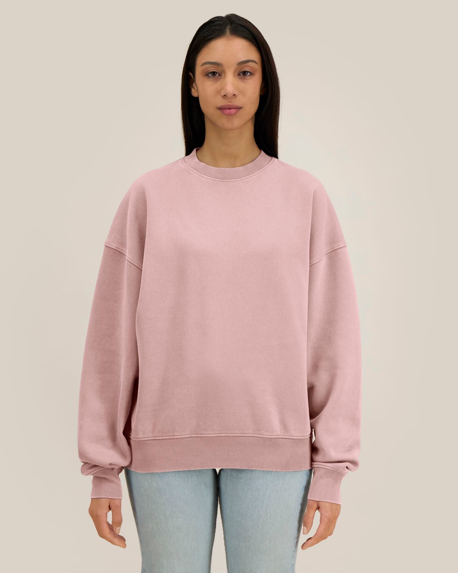 Garment-Dyed Crewneck Sweatshirt | Easer Vintage SASU043
