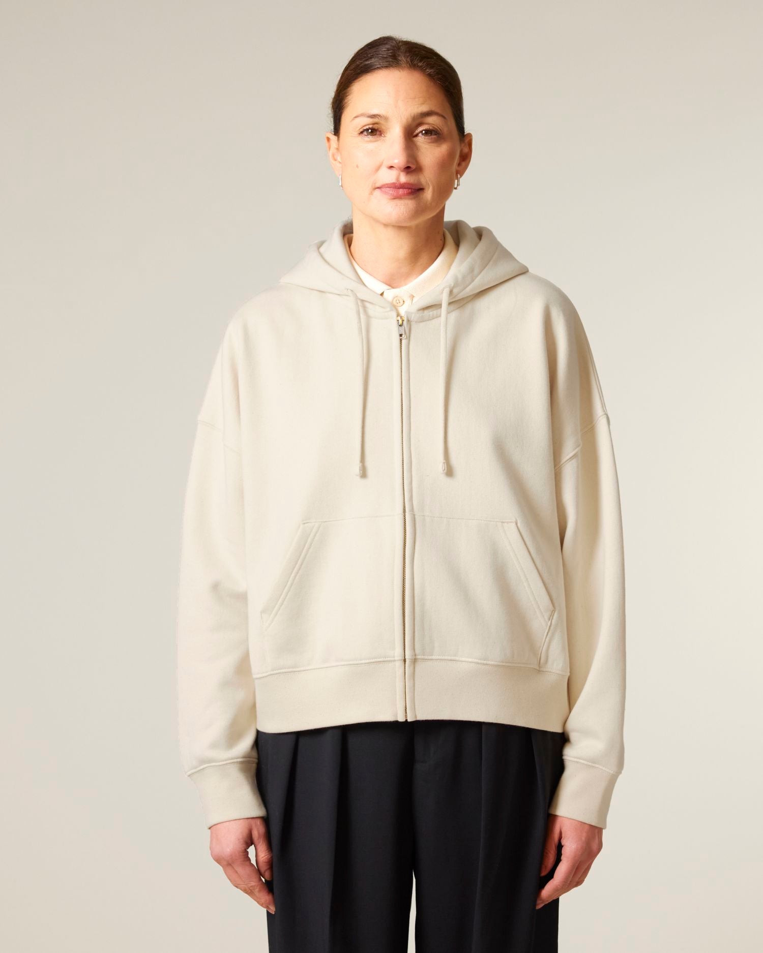 Women's Organic Zip-Up Hoodie | Stella Ida SASW037