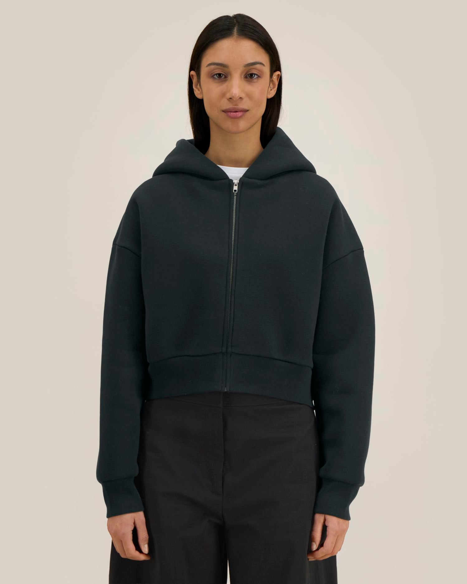Women's Heavyweight Zip-Up Hoodie 500 GSM | Stella Tessa SASW058